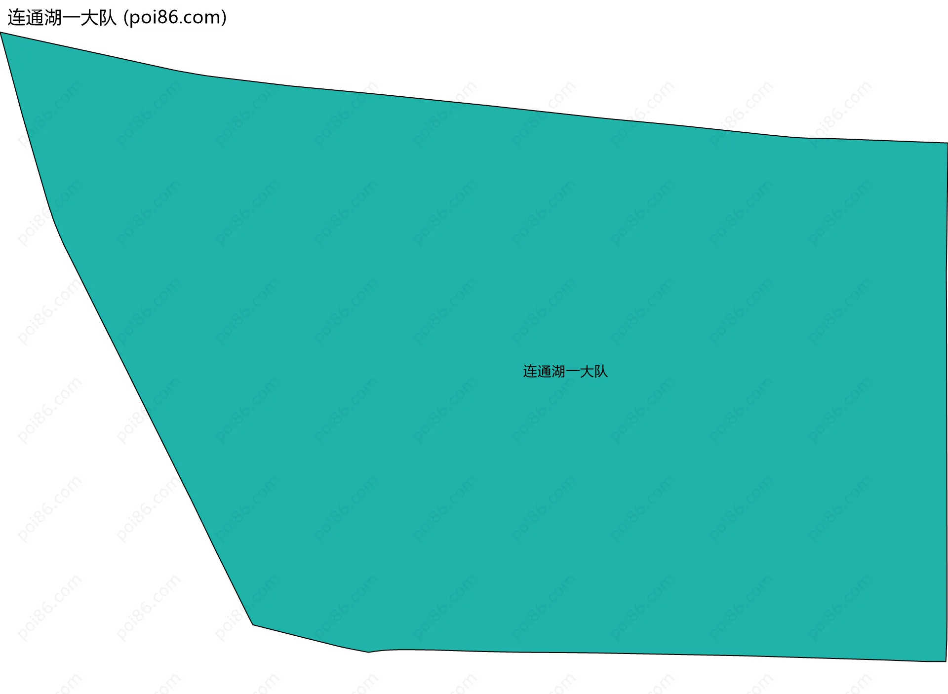 连通湖一大队边界地图
