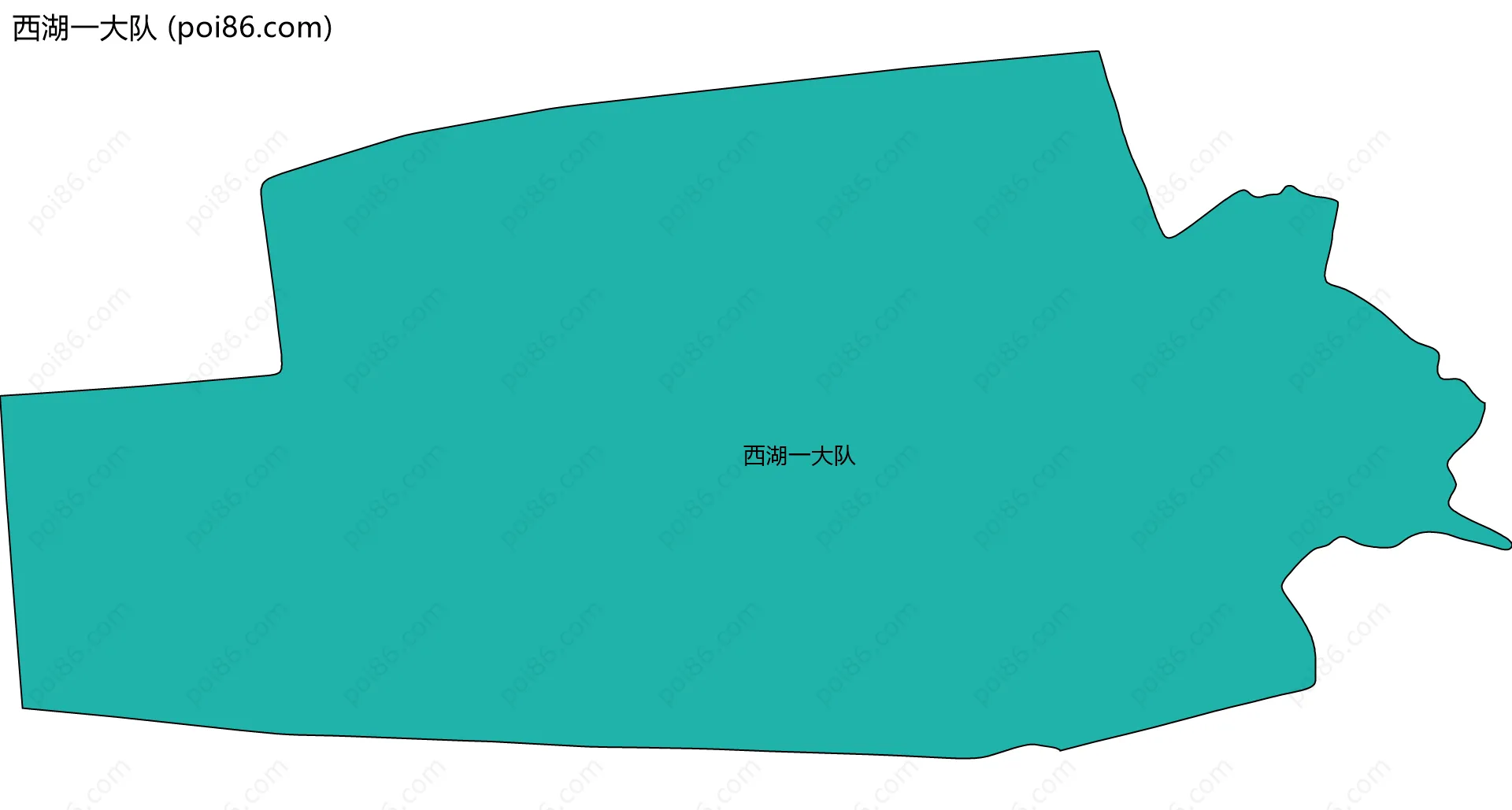 西湖一大队边界地图