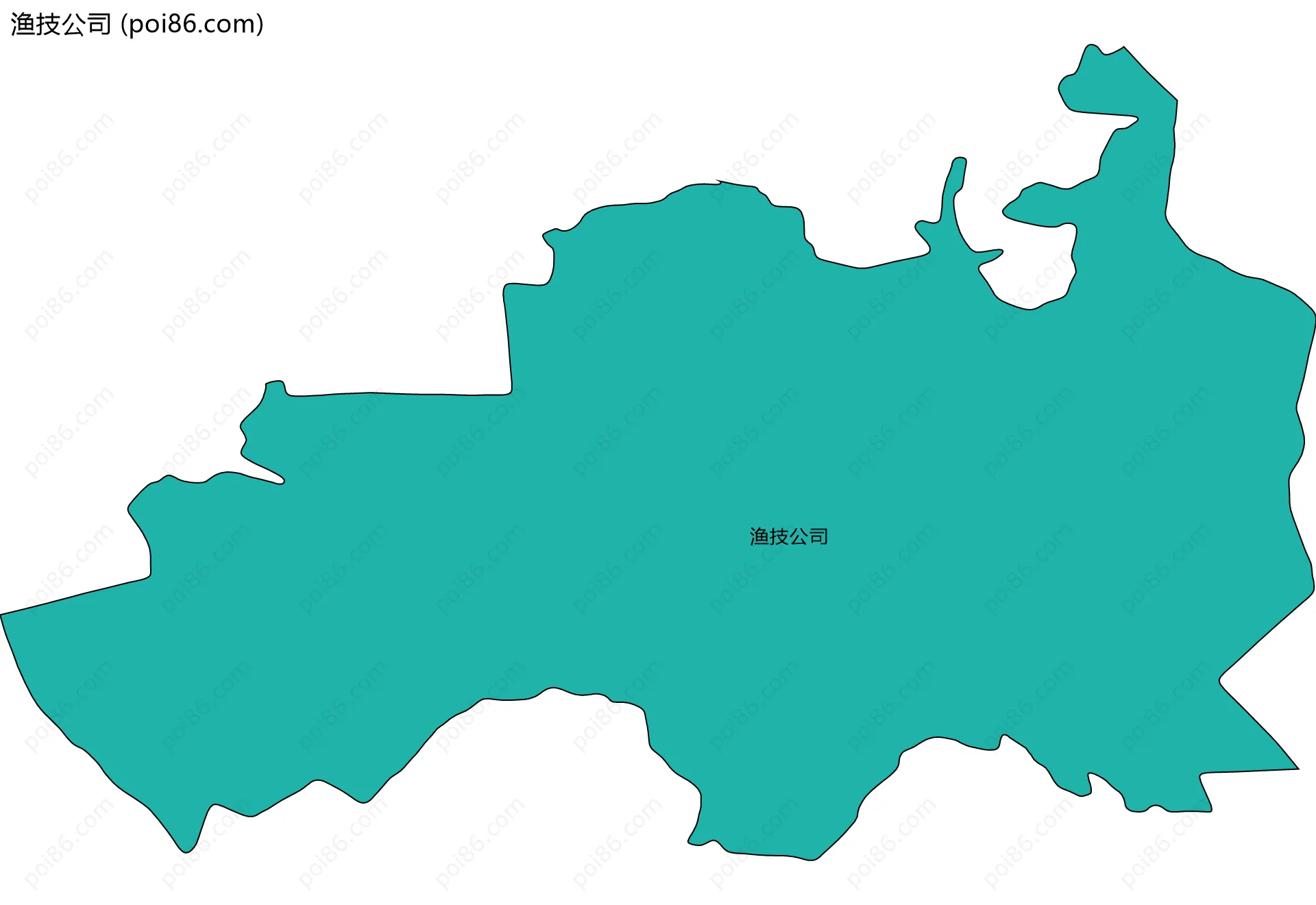 渔技公司边界地图