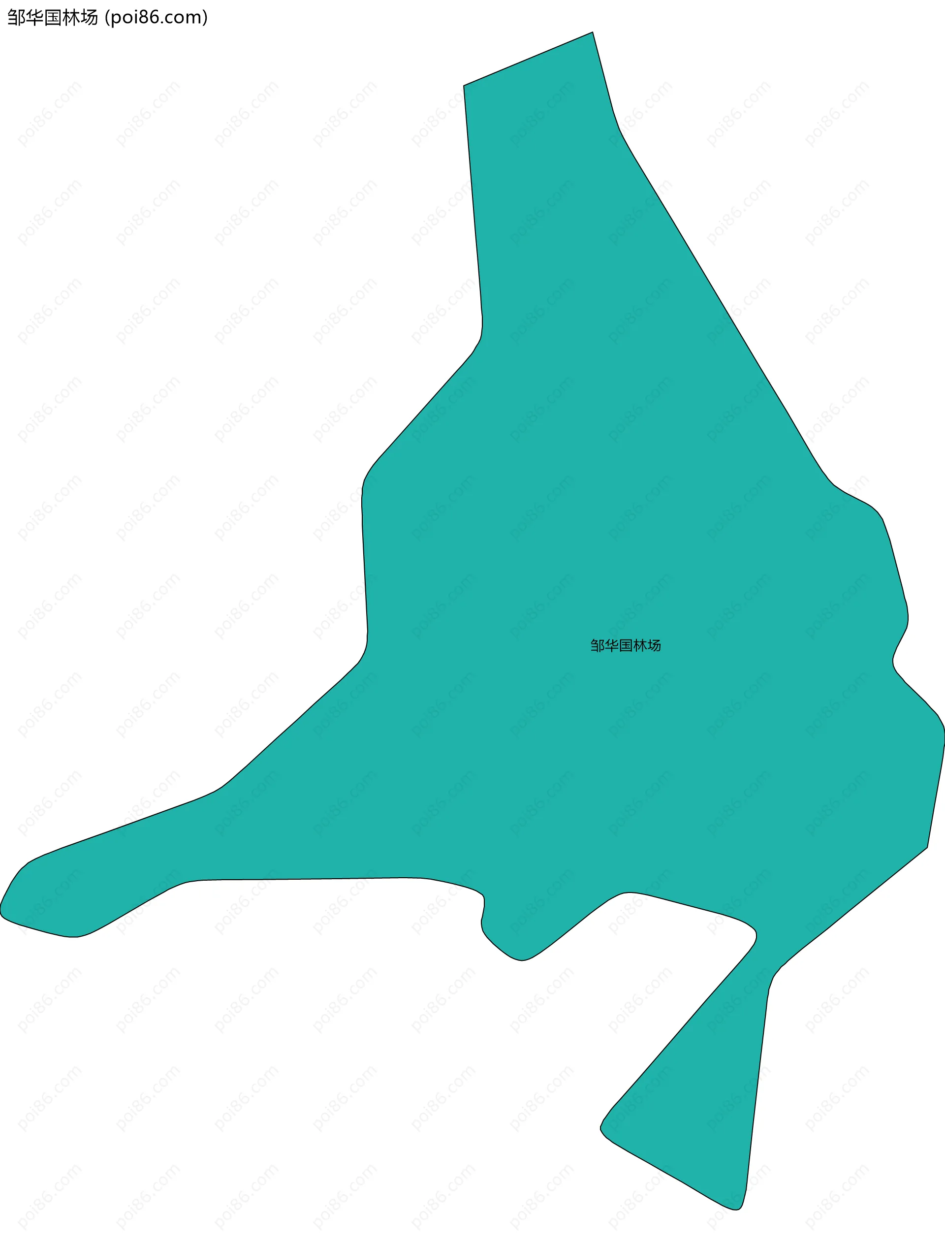 邹华国林场边界地图