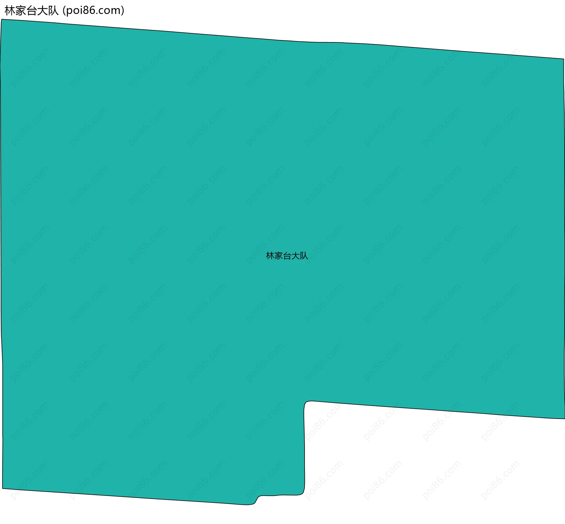 林家台大队边界地图