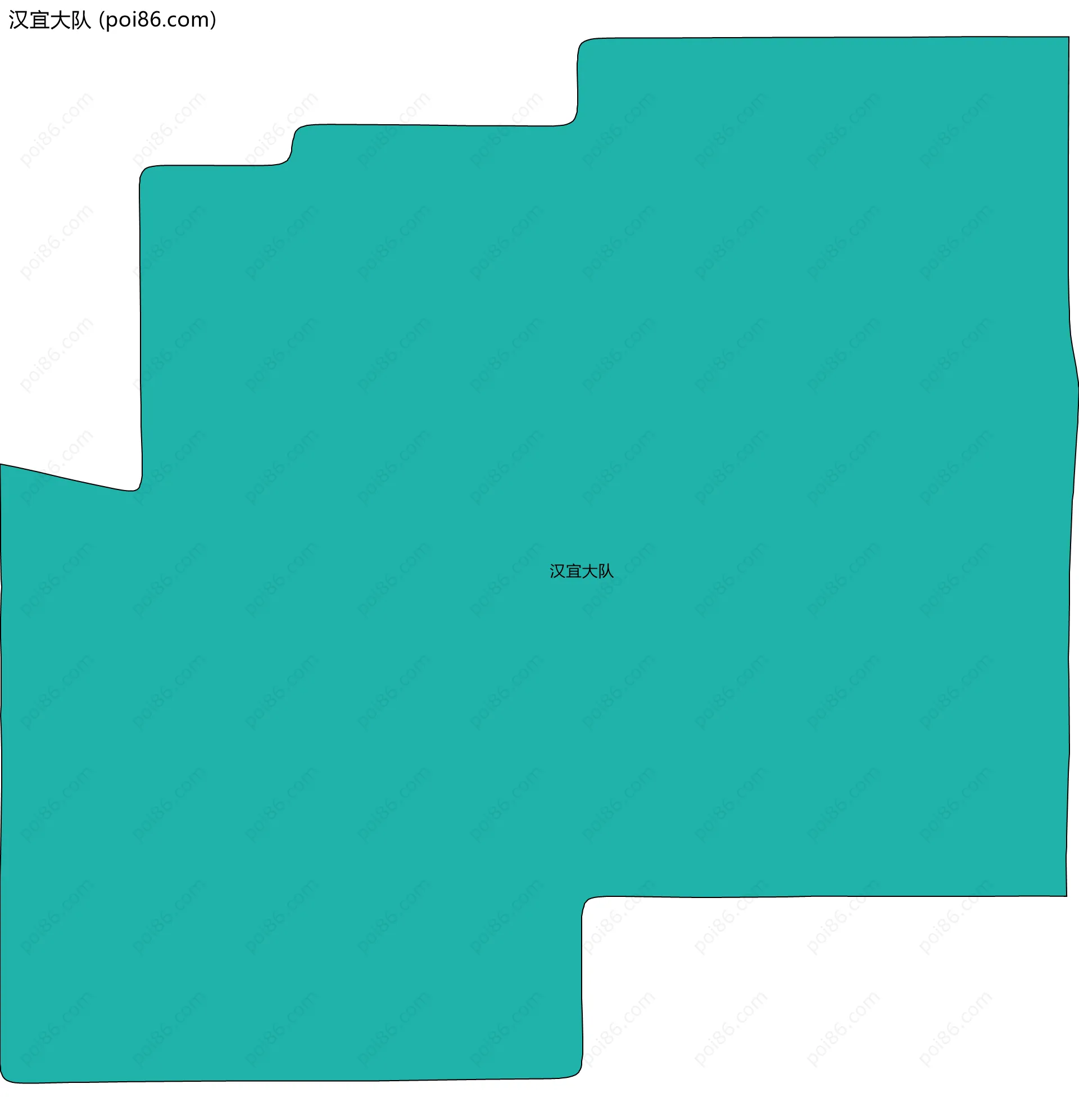 汉宜大队边界地图