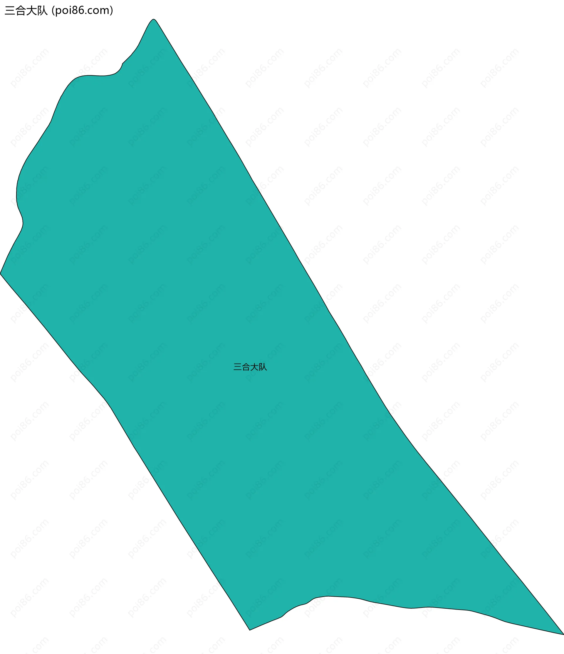 三合大队边界地图