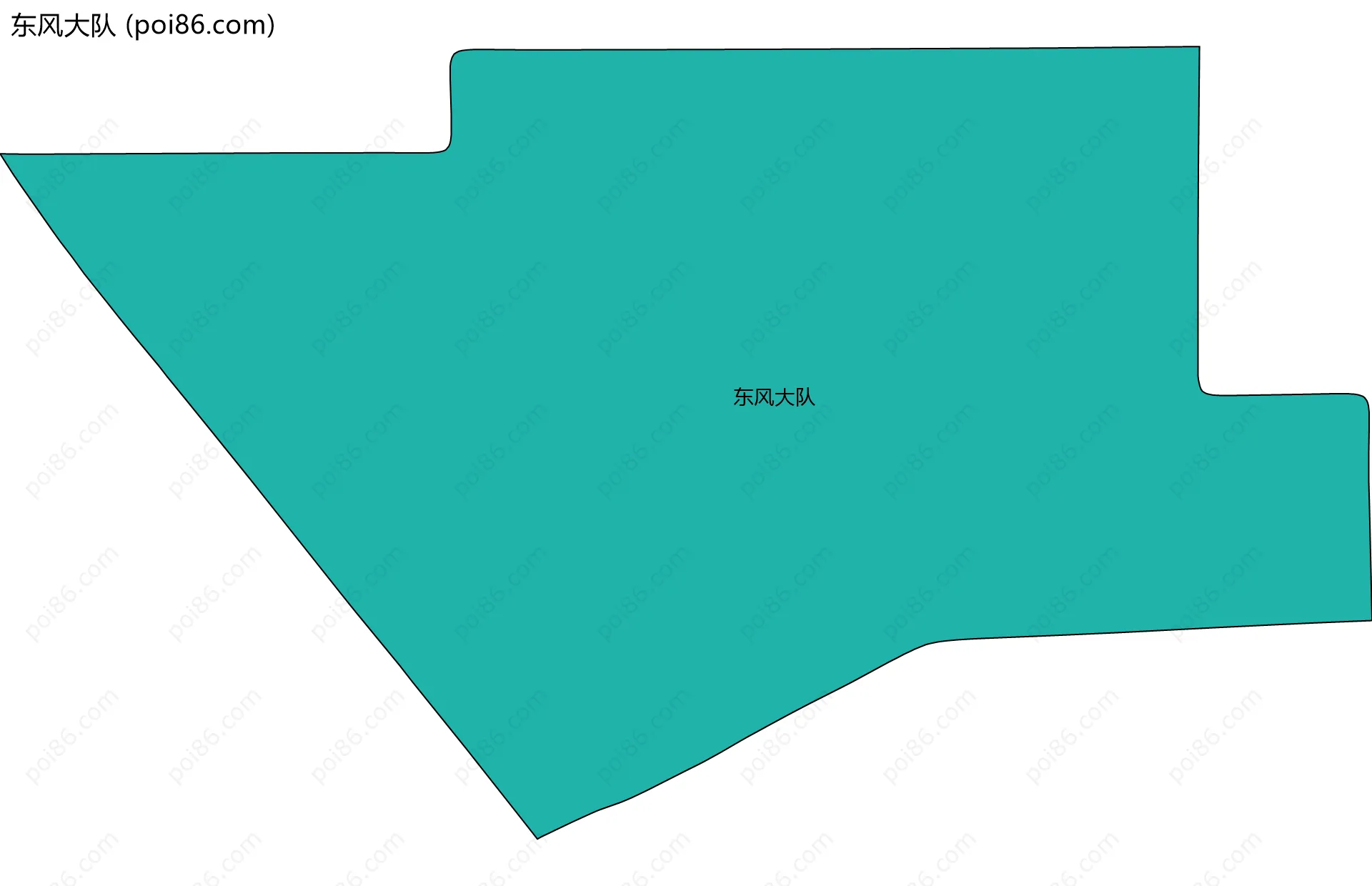 东风大队边界地图