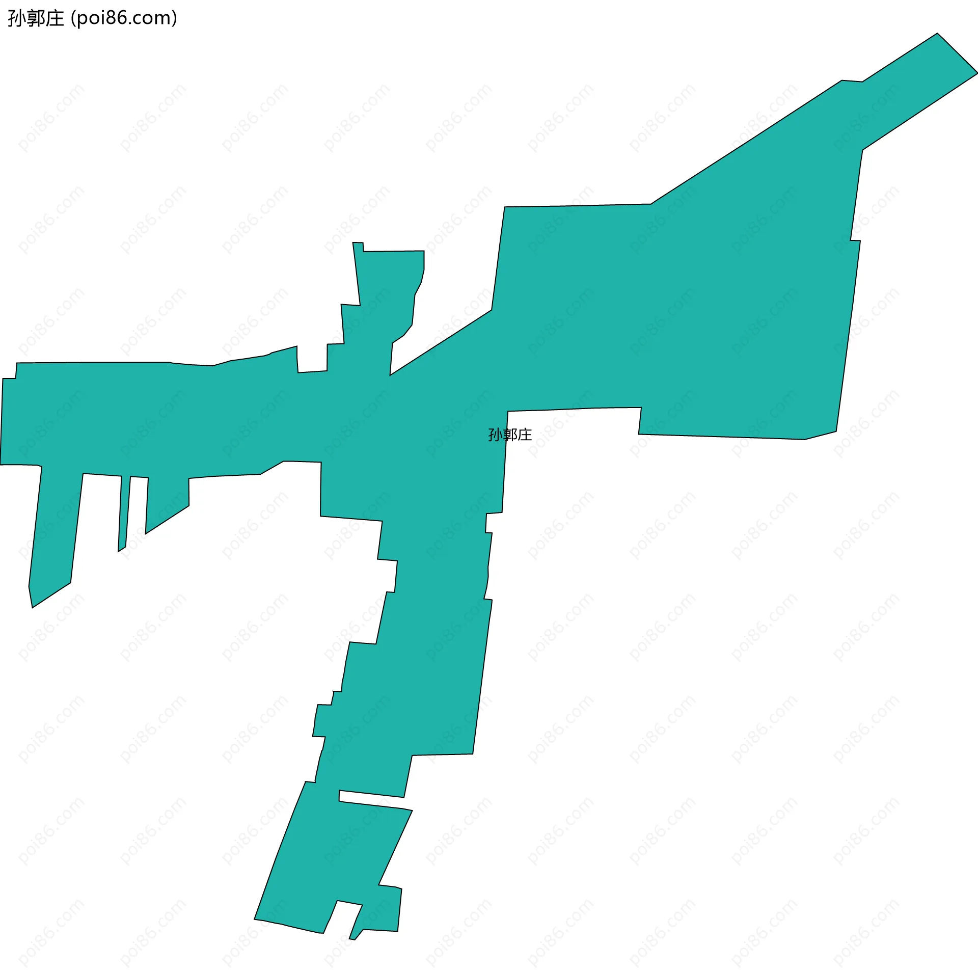 孙郭庄边界地图