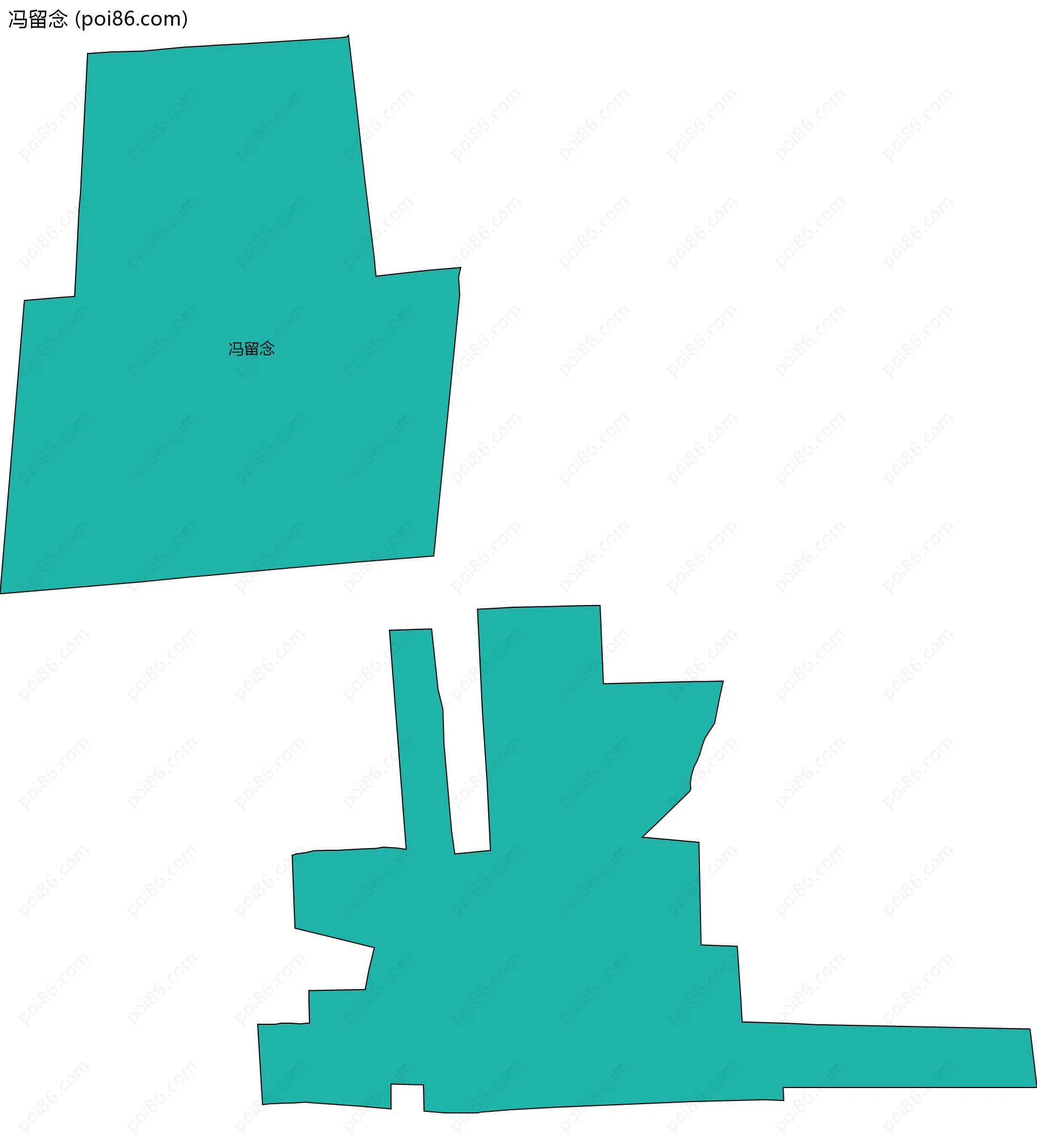 冯留念边界地图