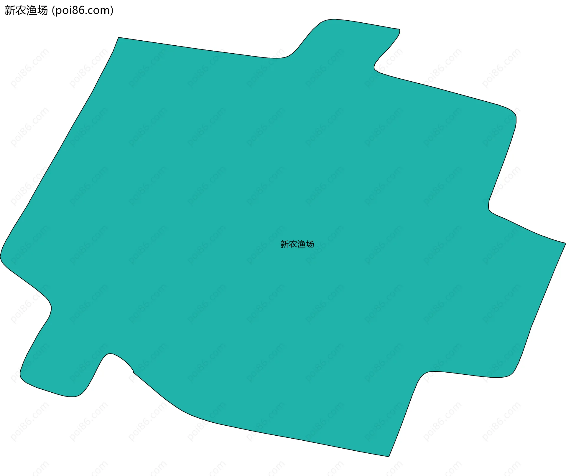 新农渔场边界地图