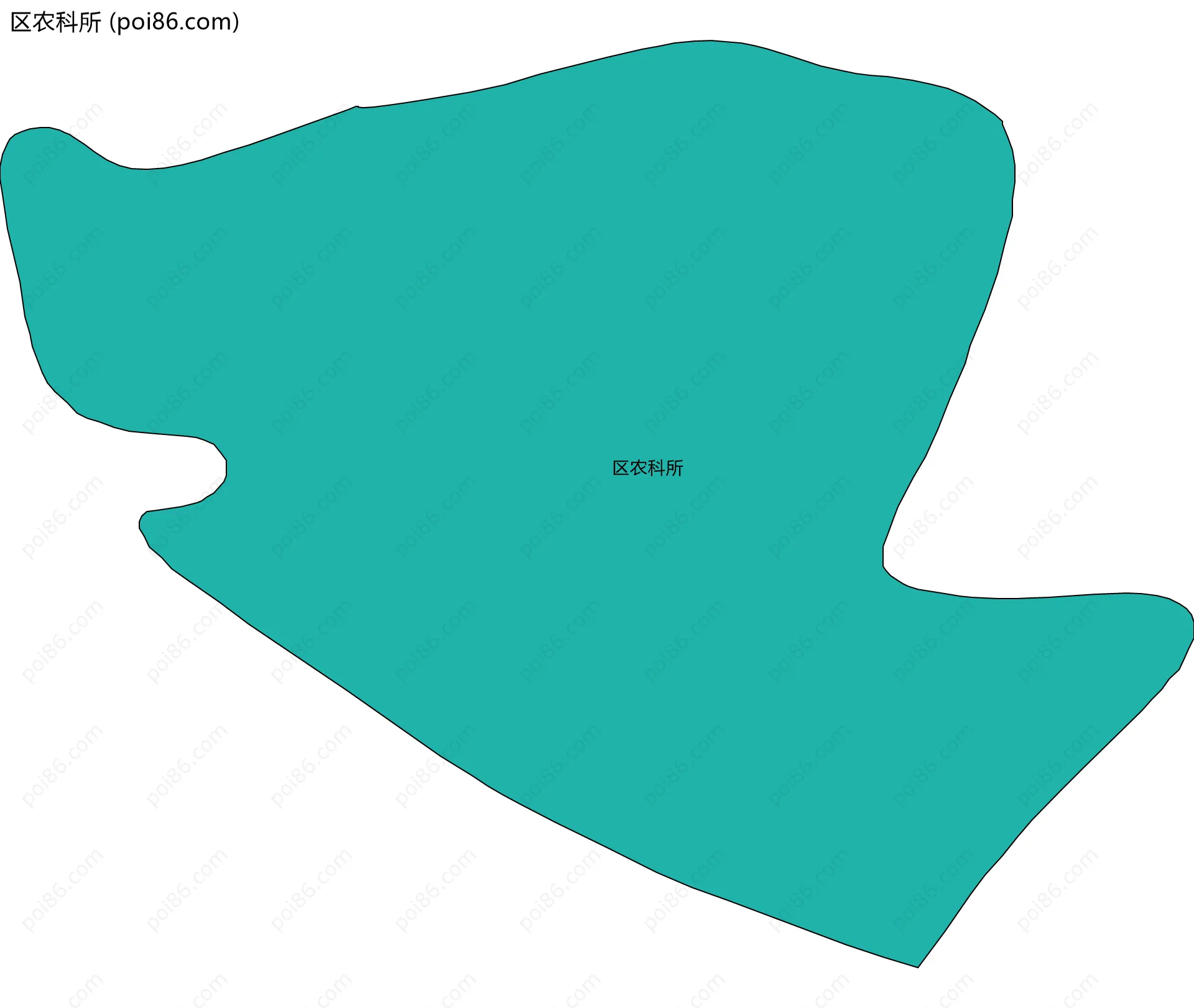 区农科所边界地图