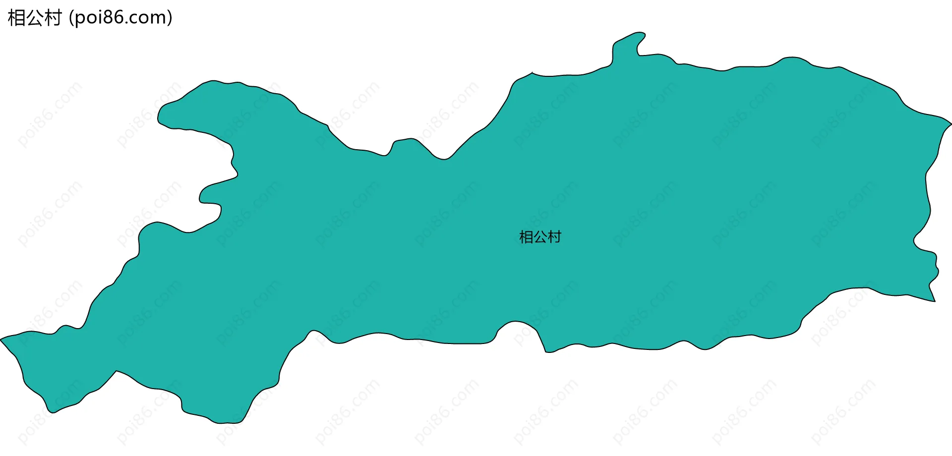 相公村边界地图