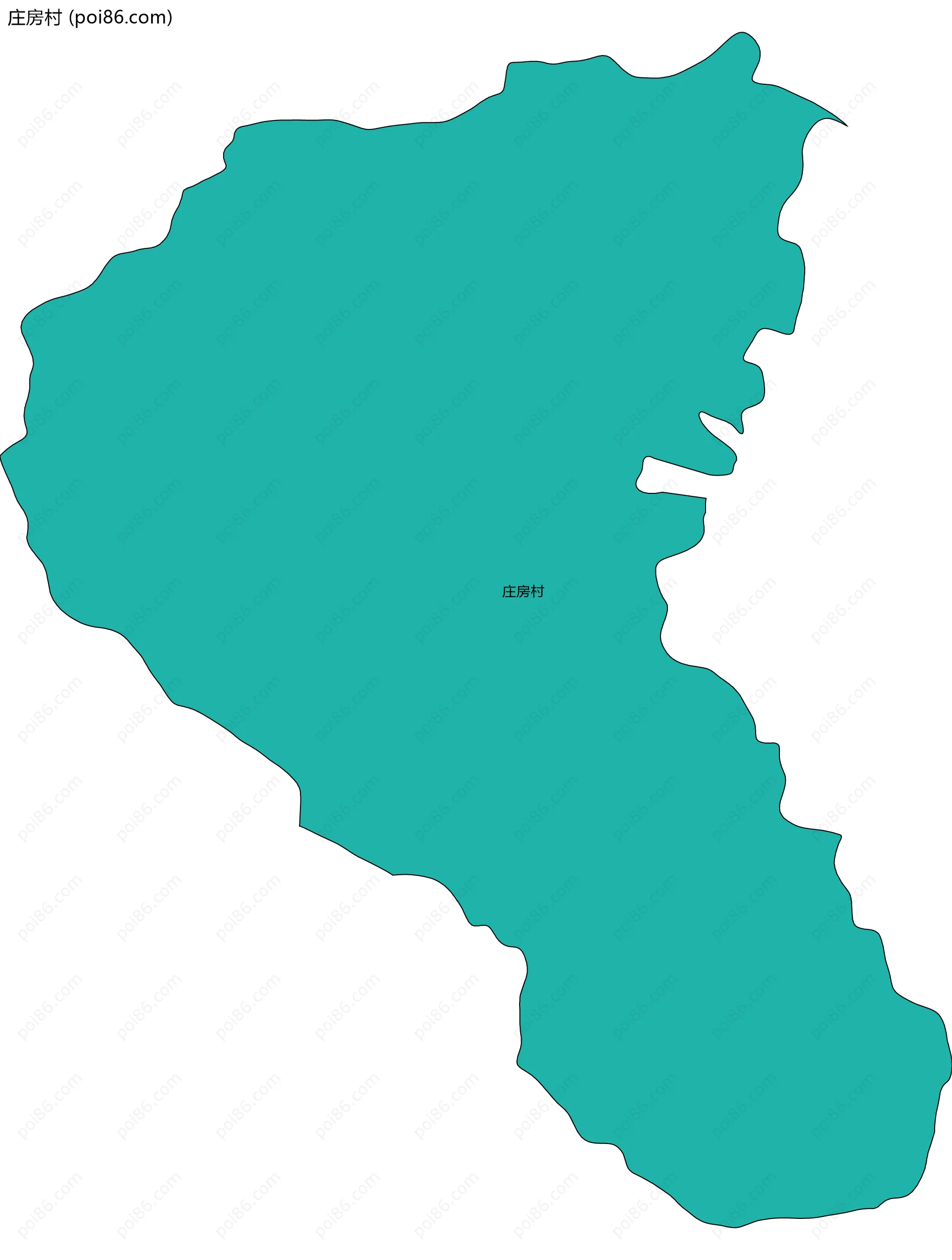庄房村边界地图