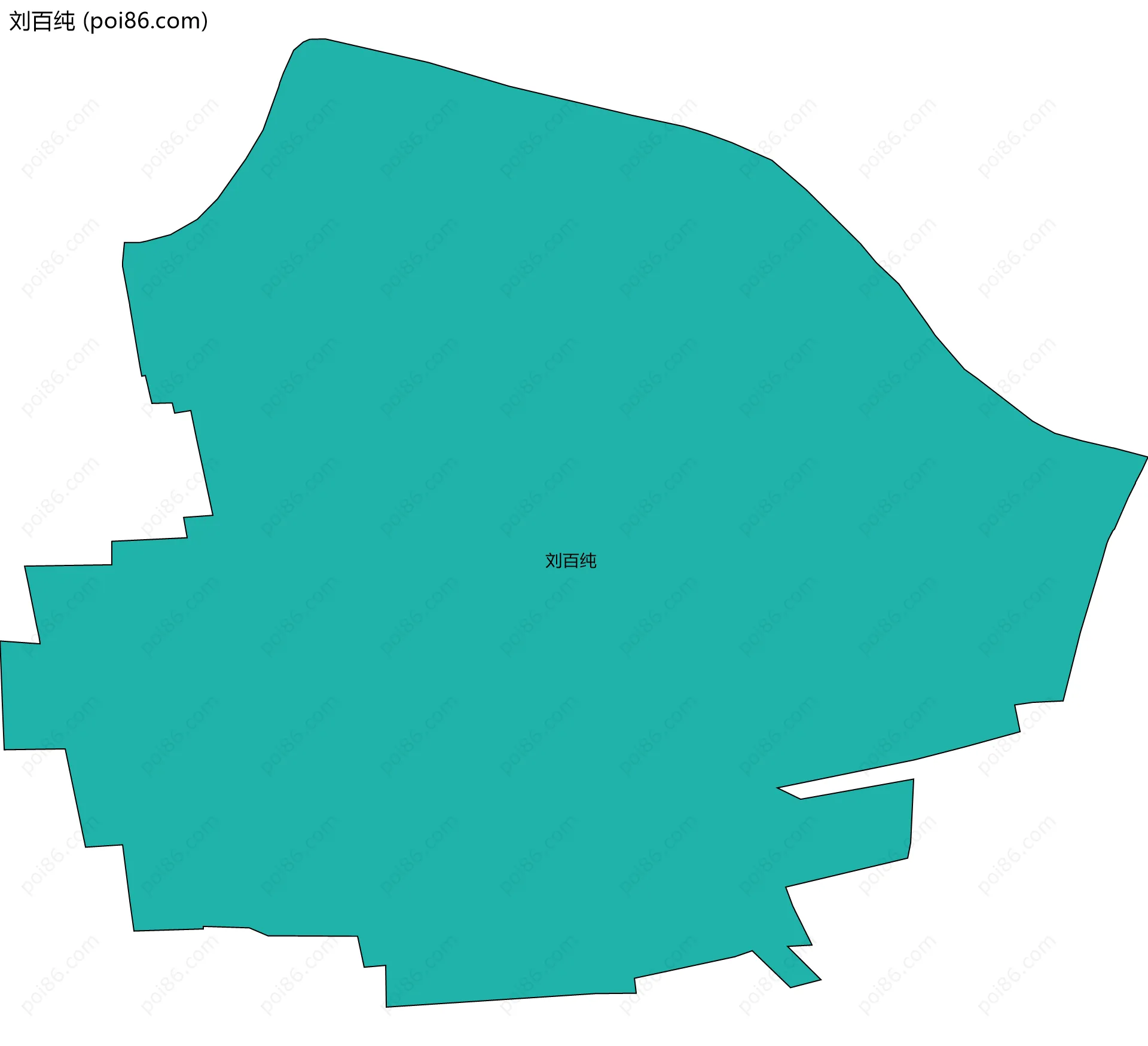 刘百纯边界地图