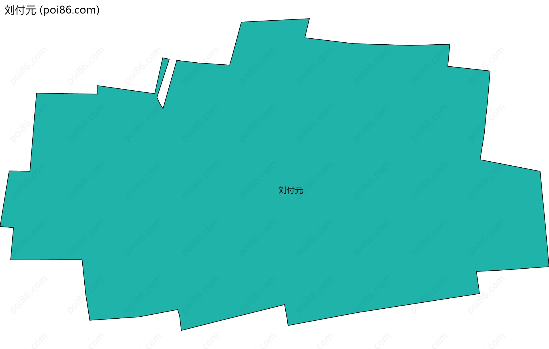 刘付元边界地图