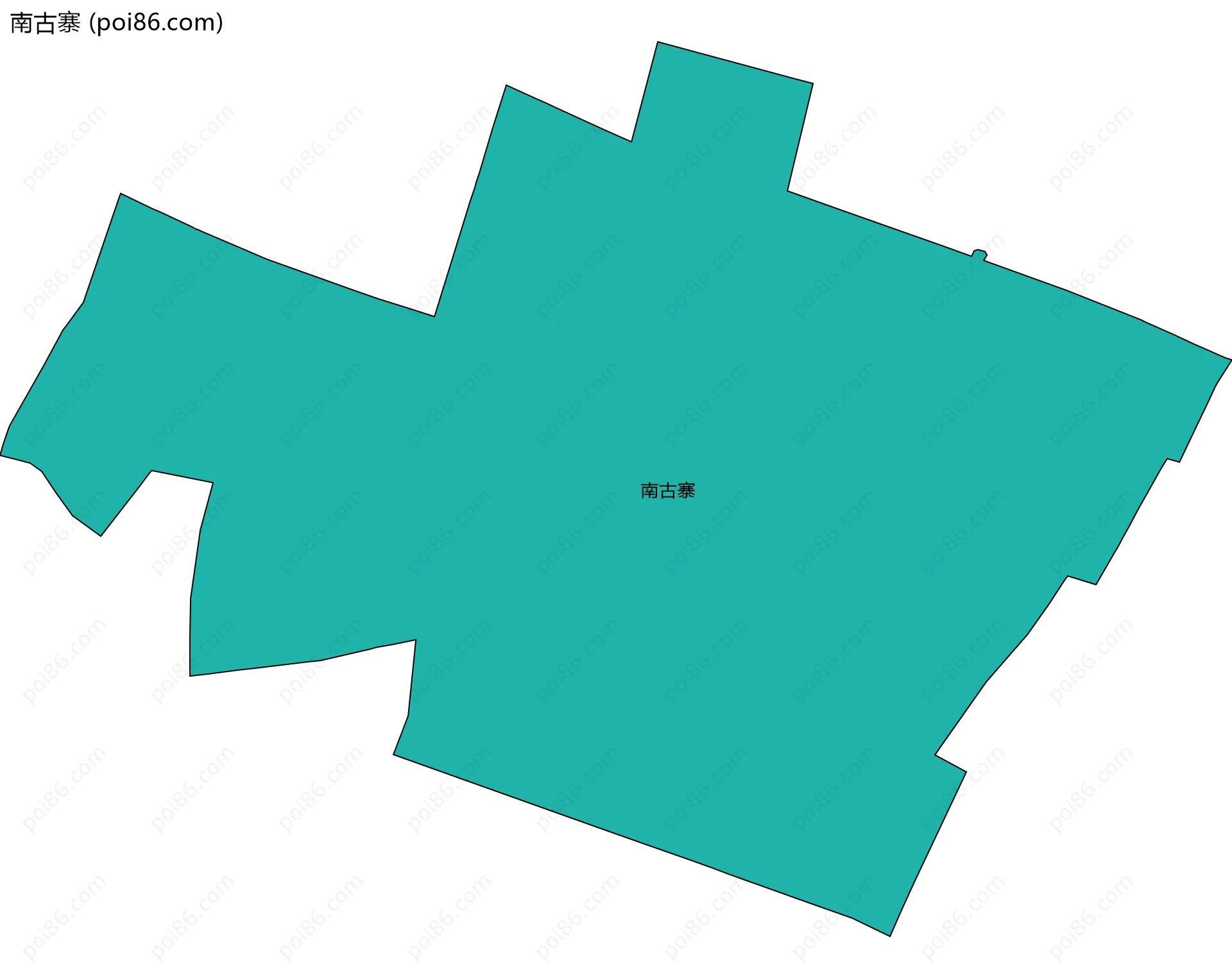 南古寨边界地图