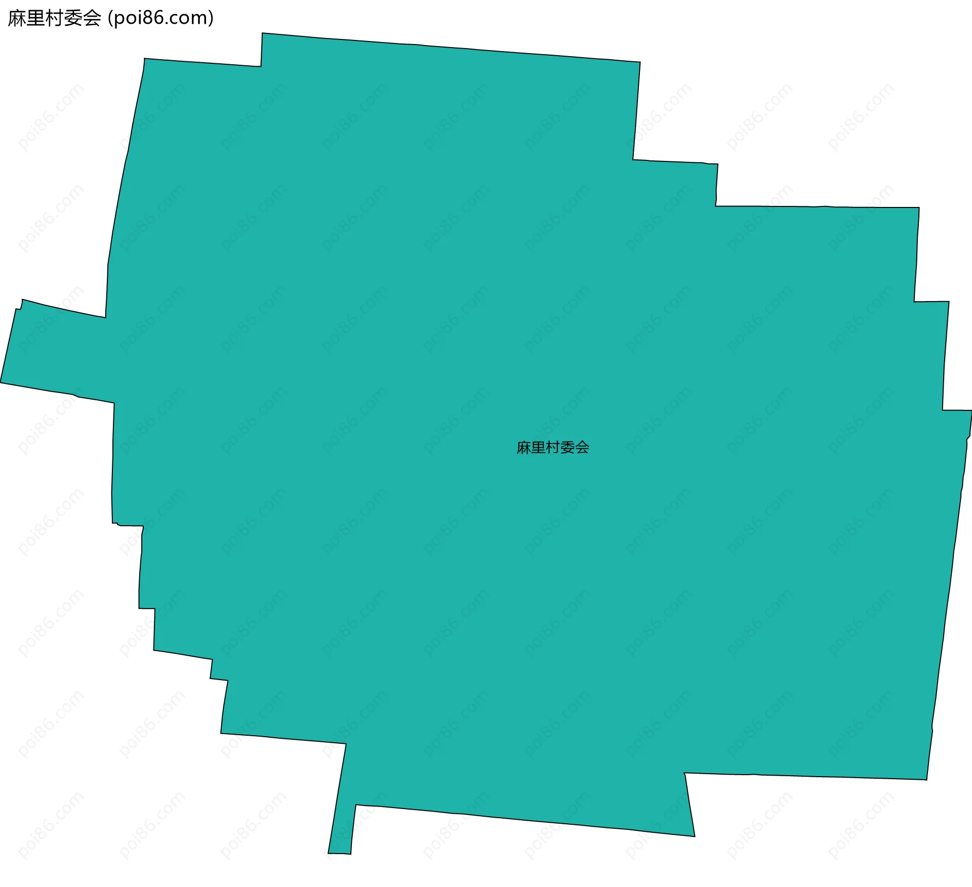 麻里村委会边界地图