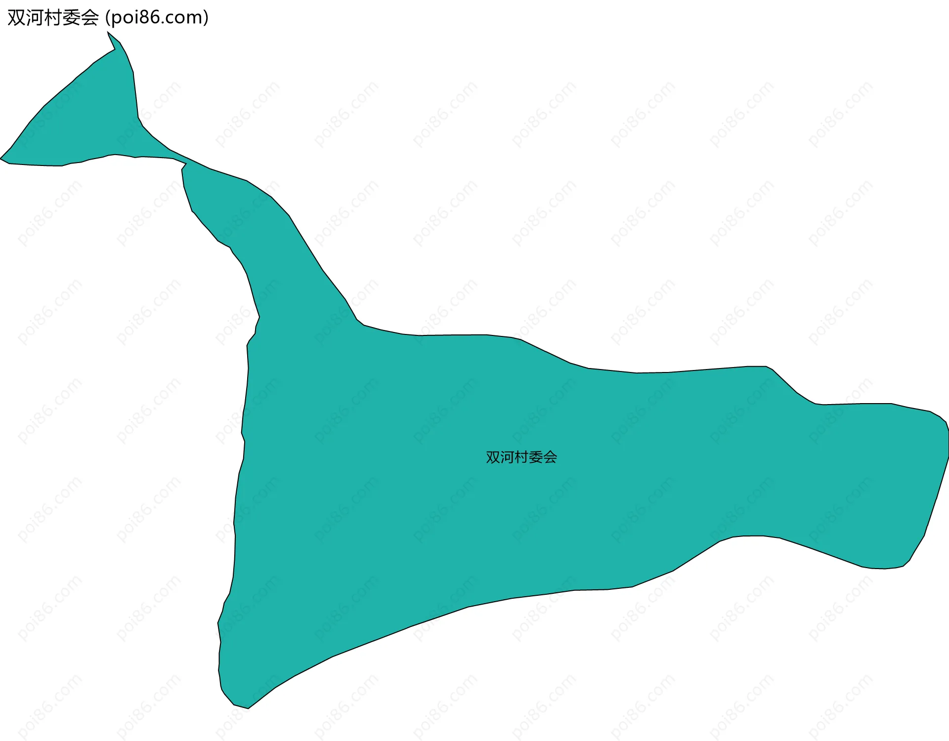 双河村委会边界地图