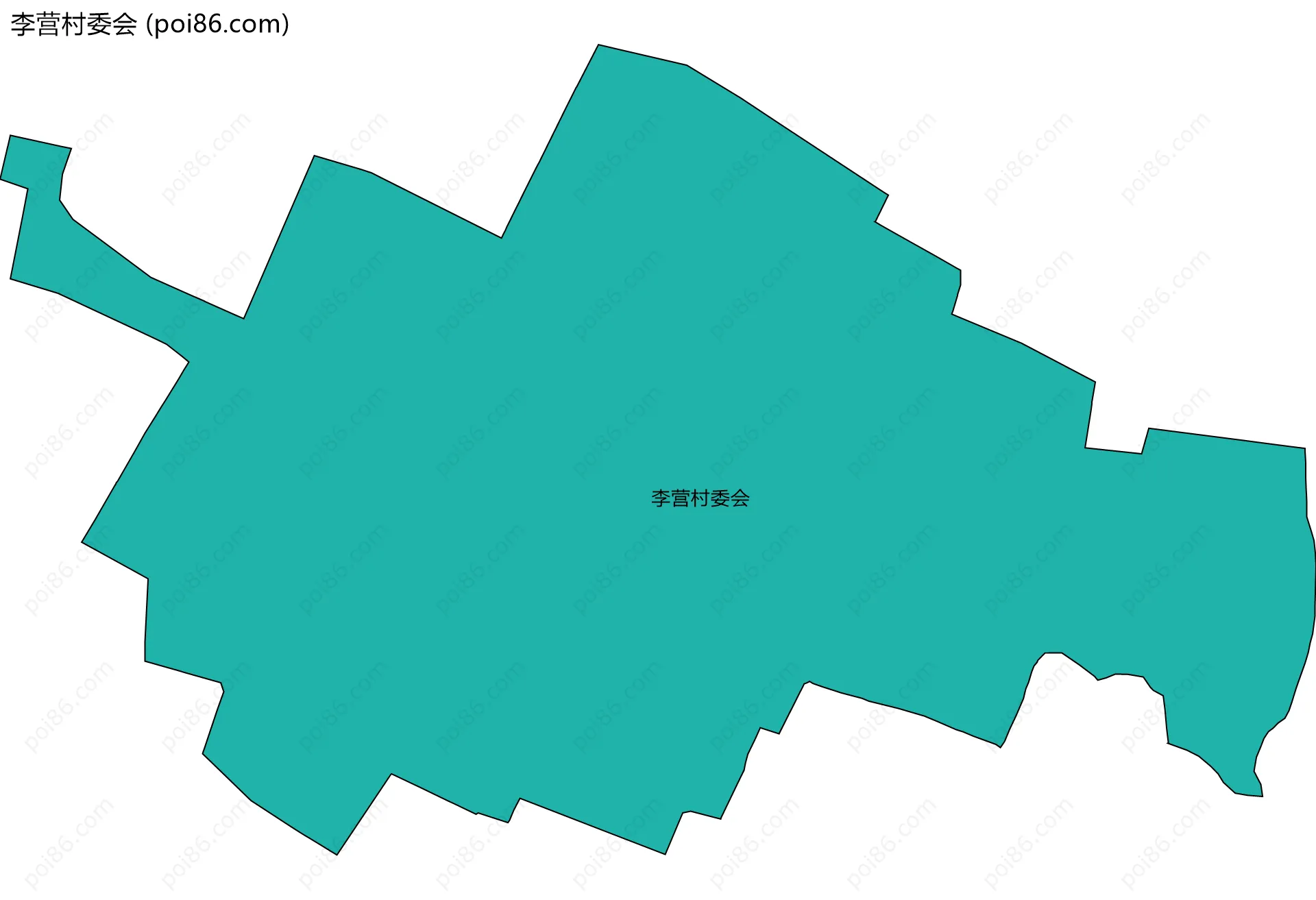 李营村委会边界地图