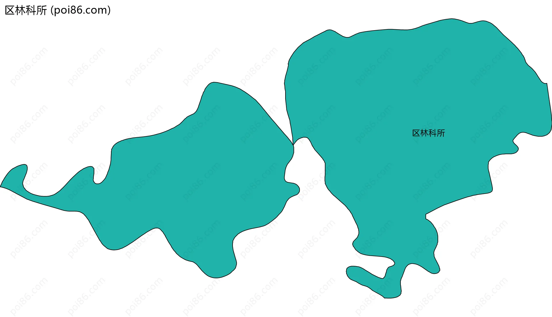 区林科所边界地图