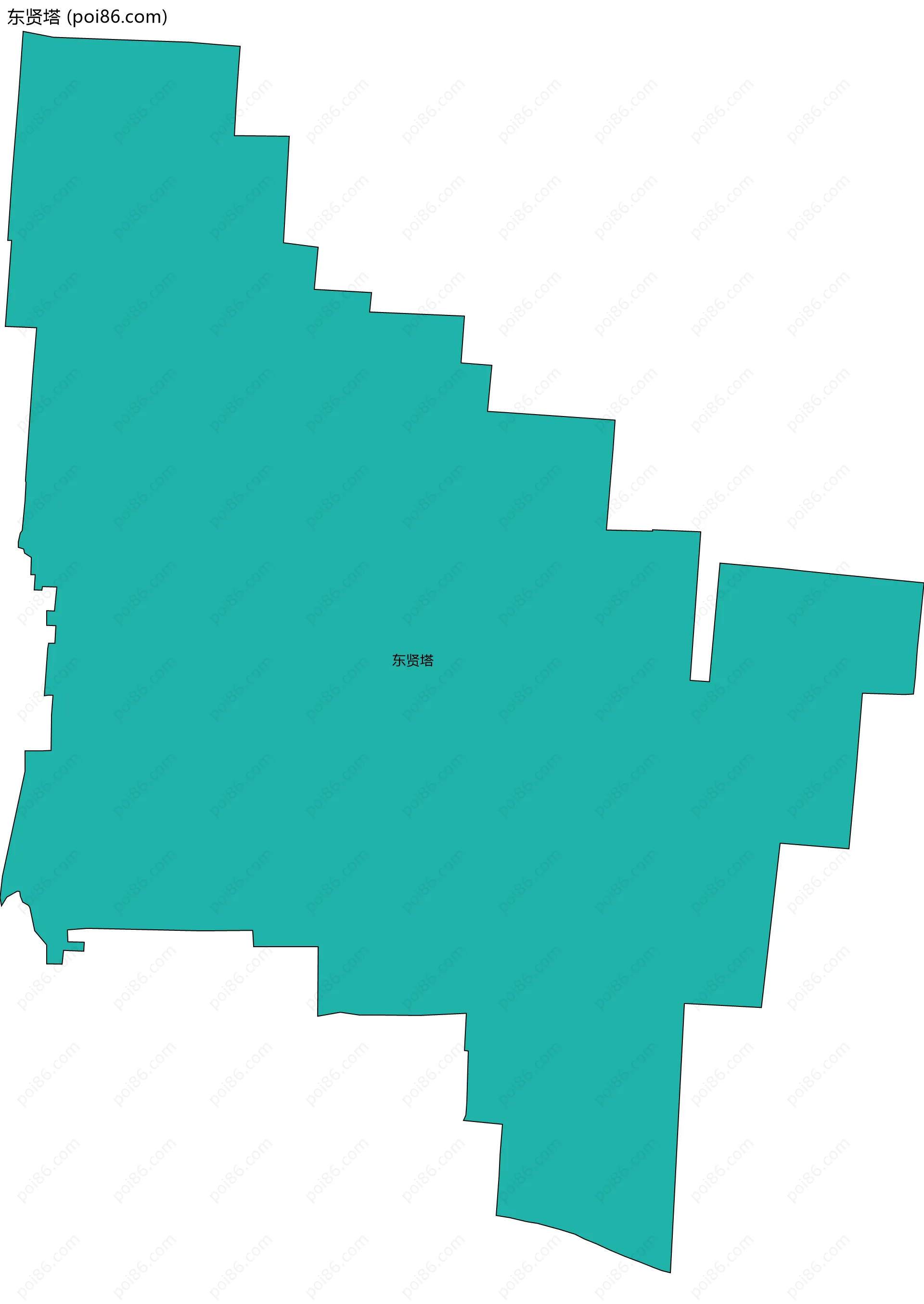 东贤塔边界地图