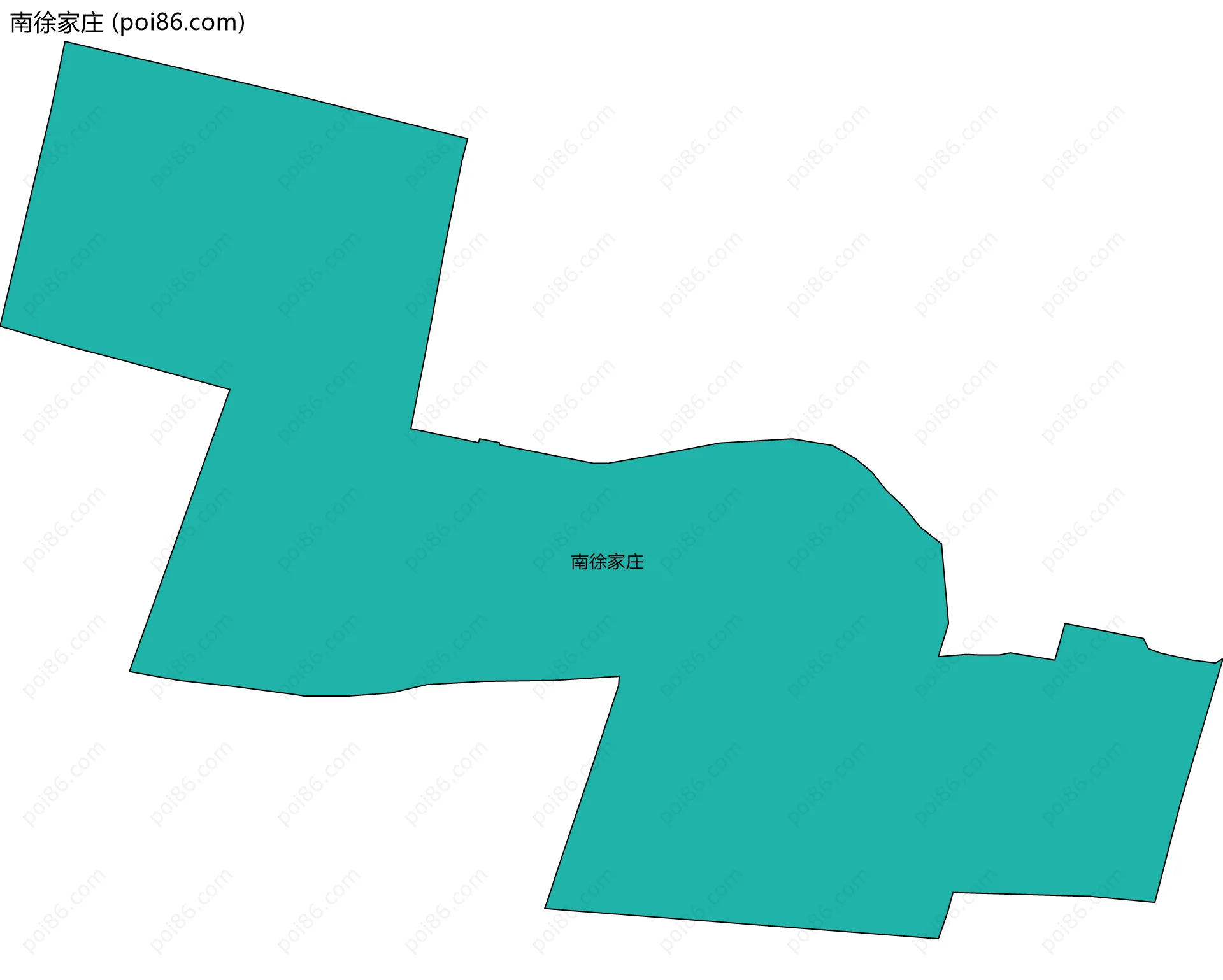 南徐家庄边界地图