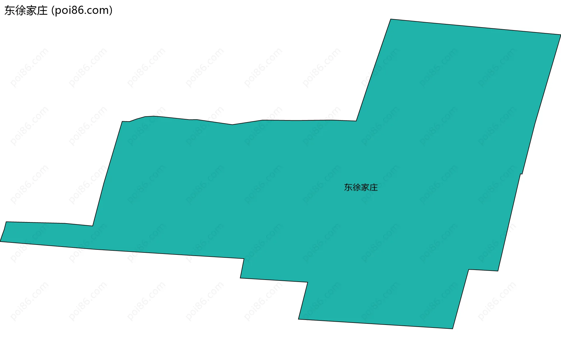 东徐家庄边界地图