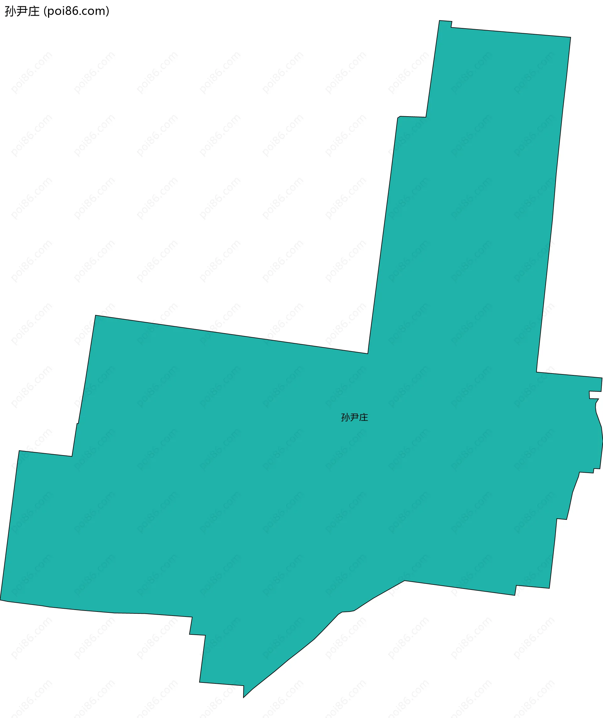 孙尹庄边界地图