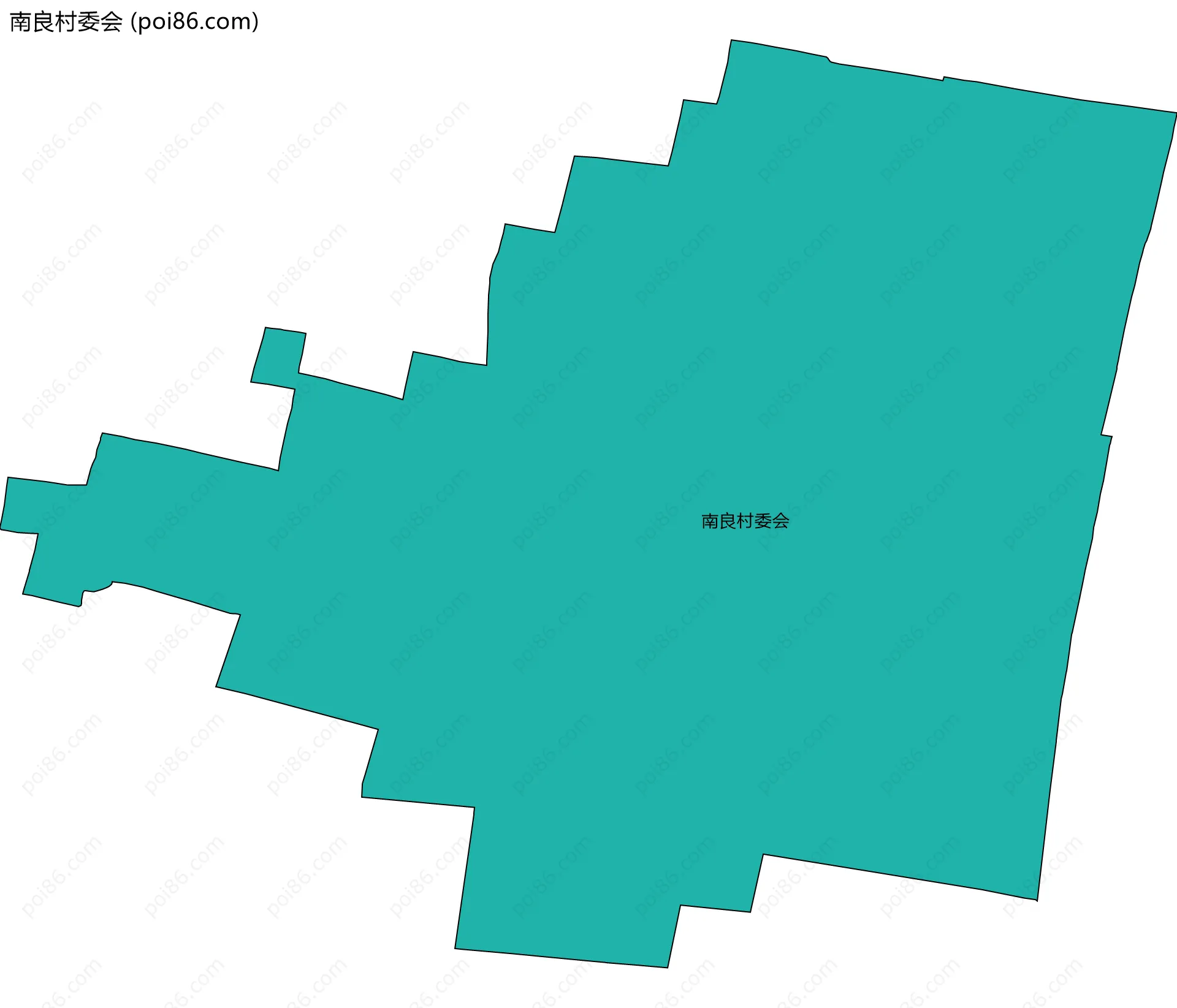 南良村委会边界地图
