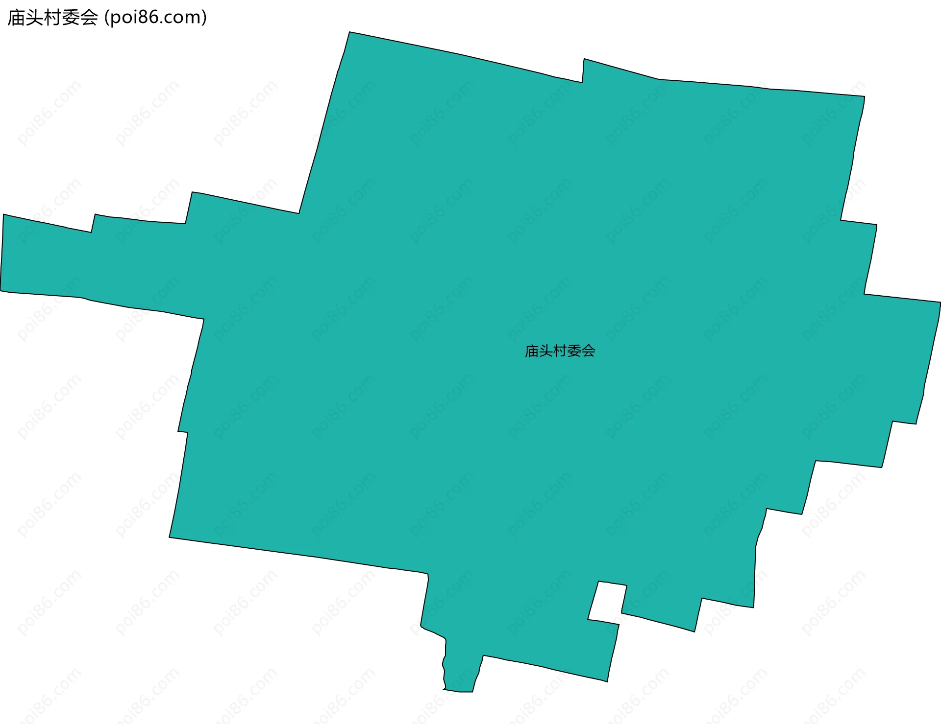 庙头村委会边界地图