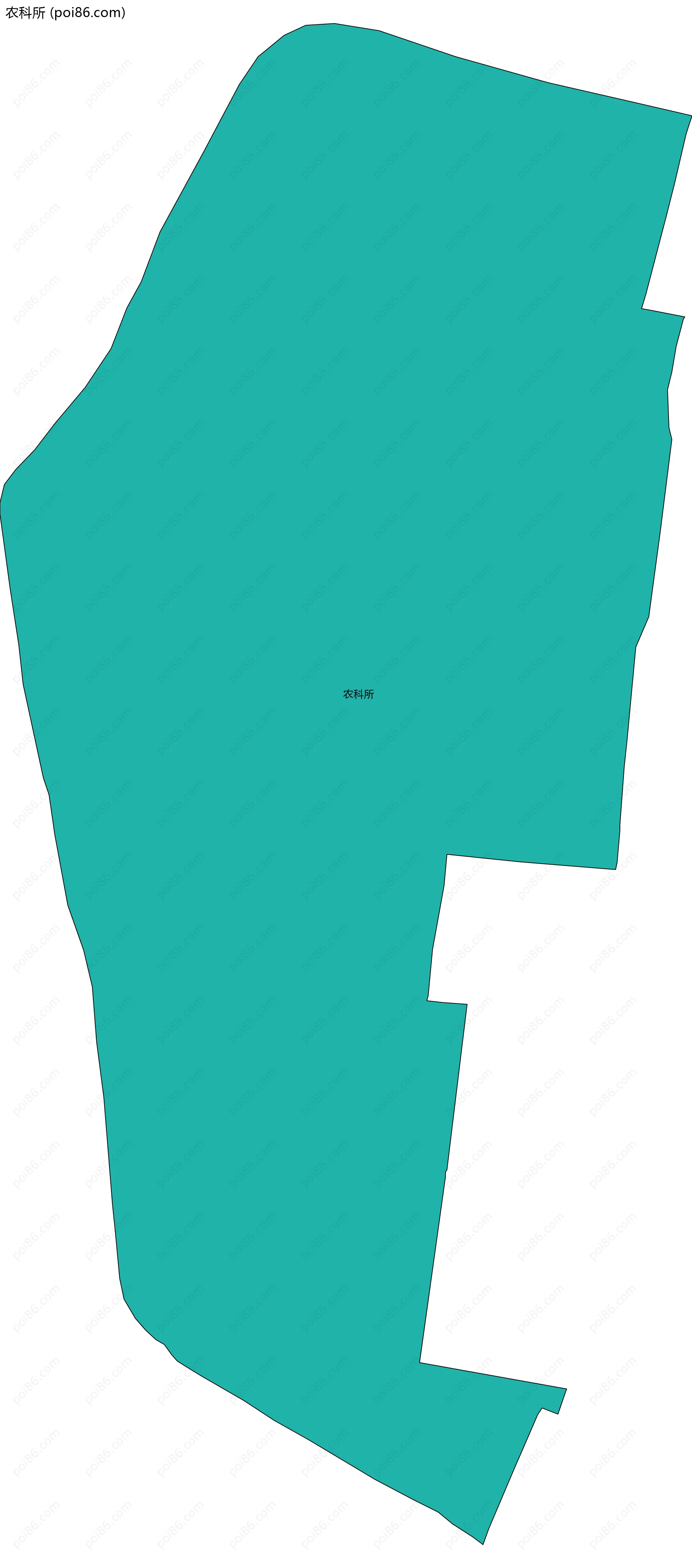 农科所边界地图