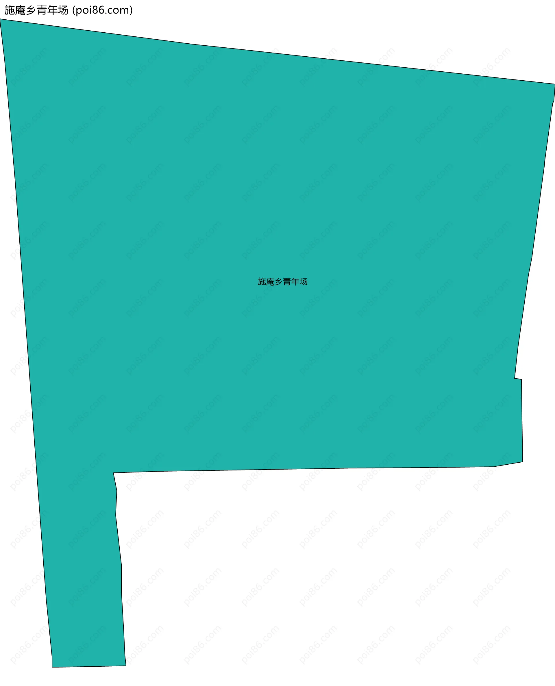 施庵乡青年场边界地图