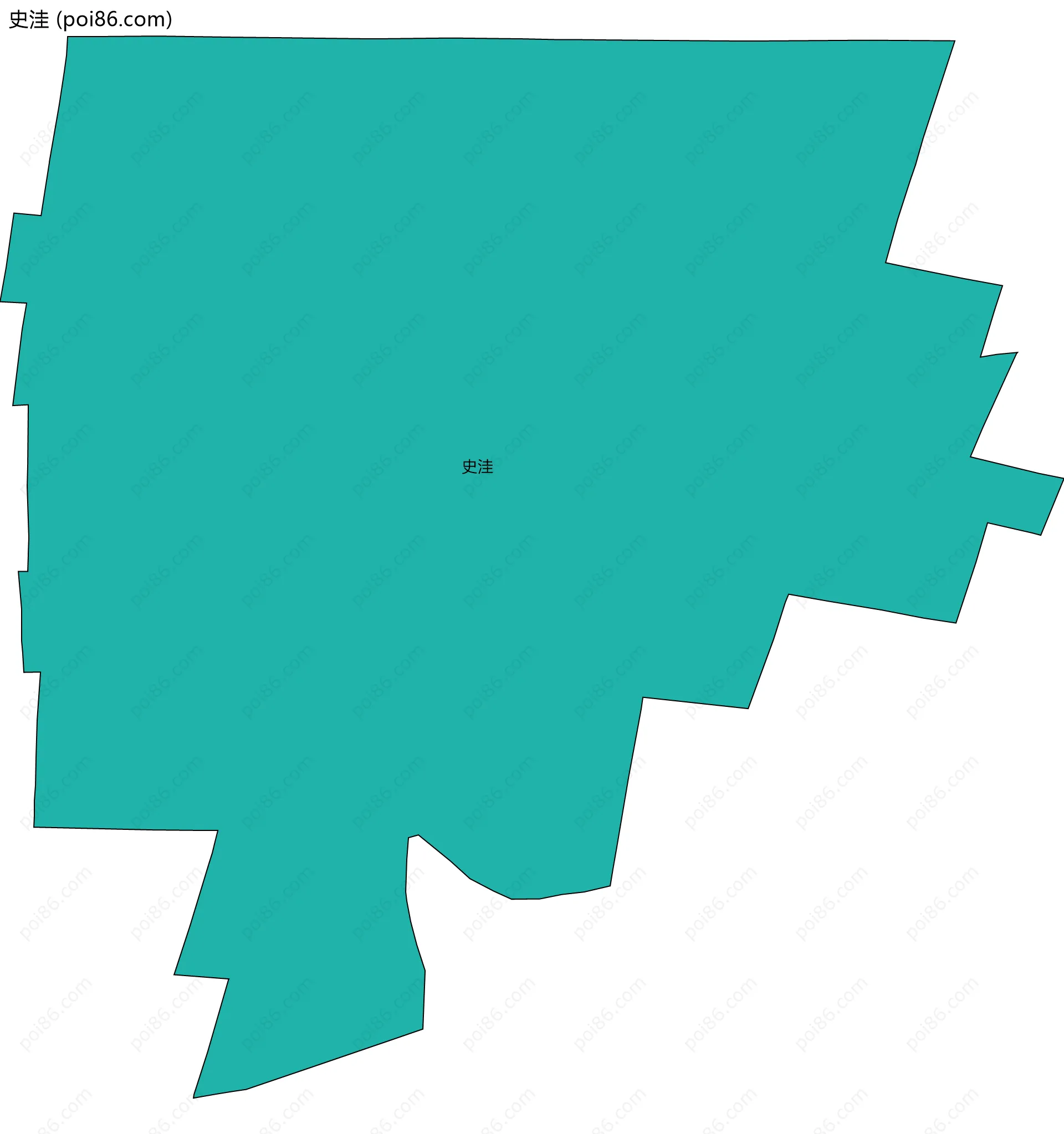史洼边界地图