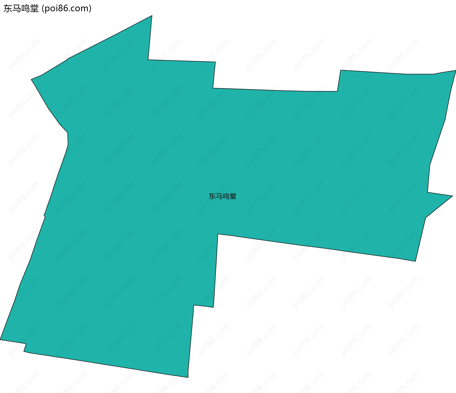 东马鸣堂边界地图