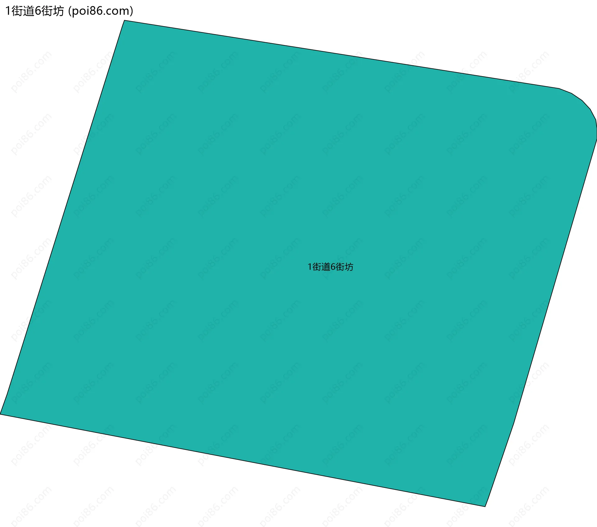 1街道6街坊边界地图