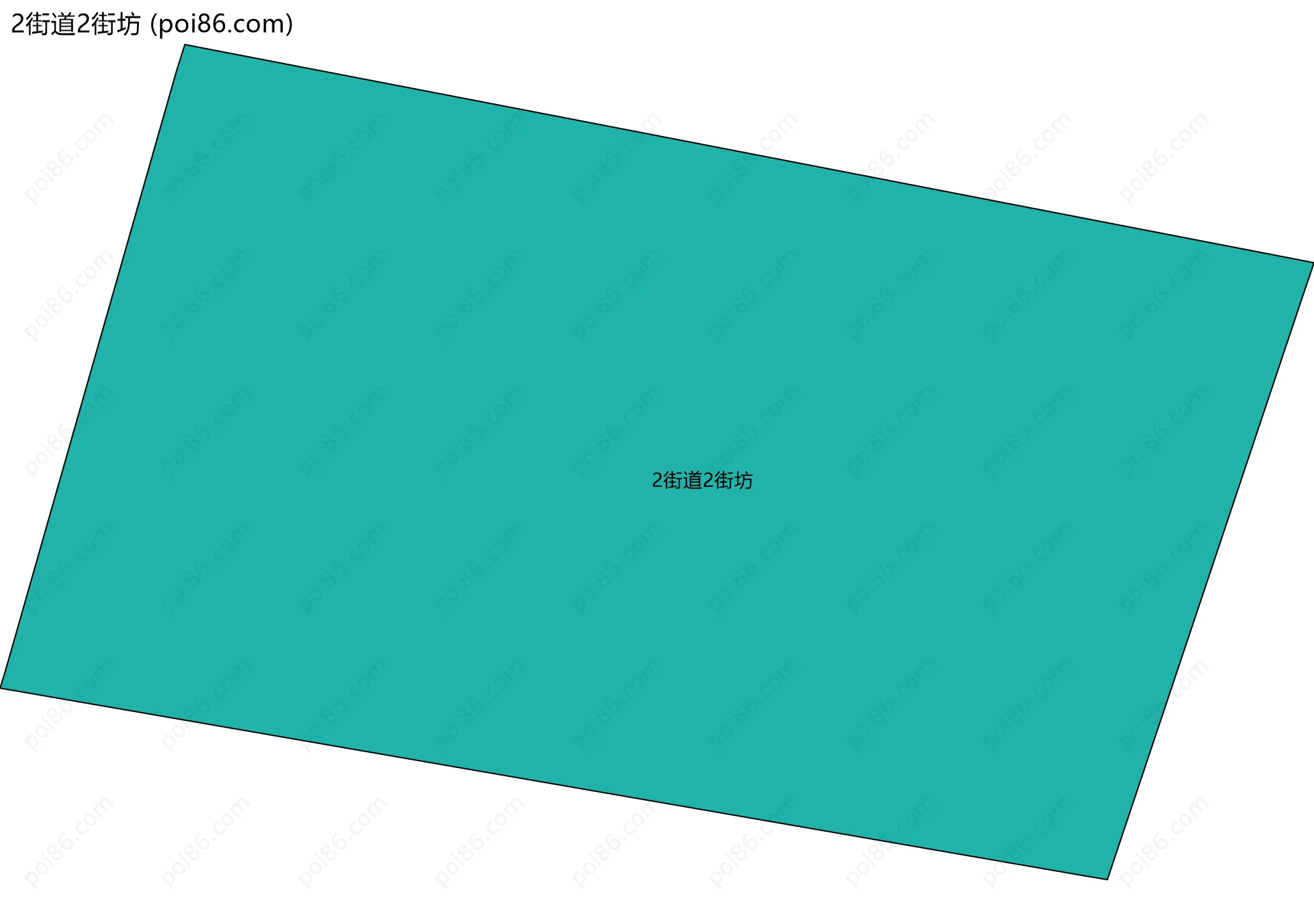 2街道2街坊边界地图