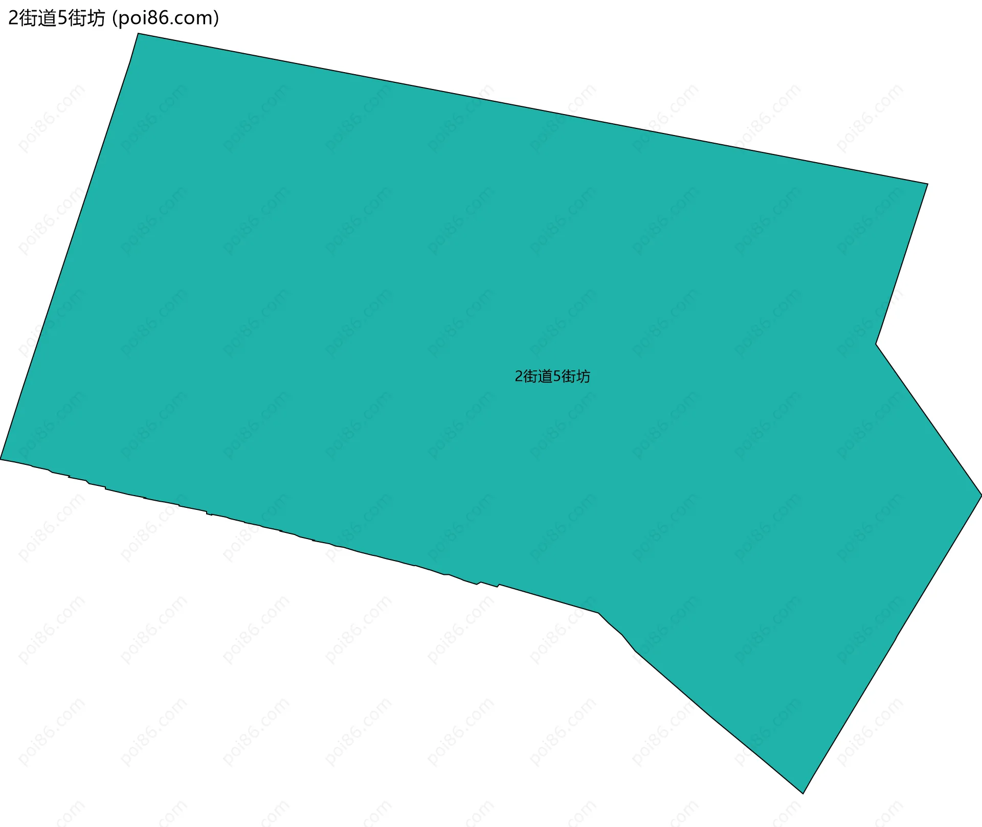 2街道5街坊边界地图