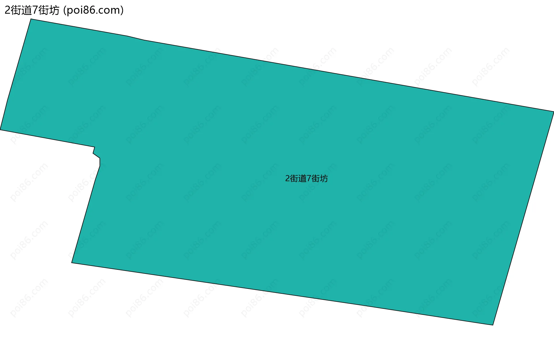 2街道7街坊边界地图