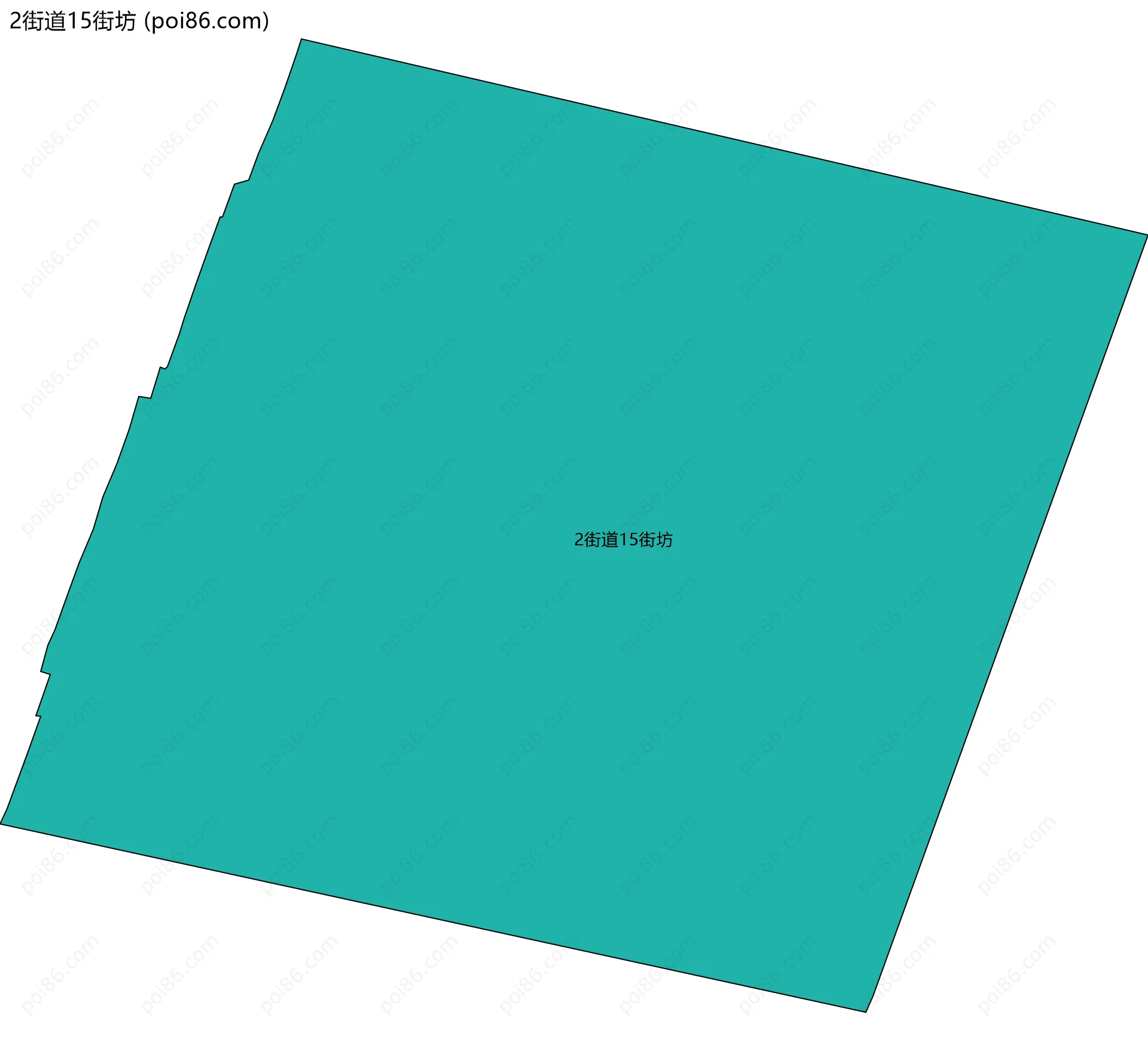 2街道15街坊边界地图