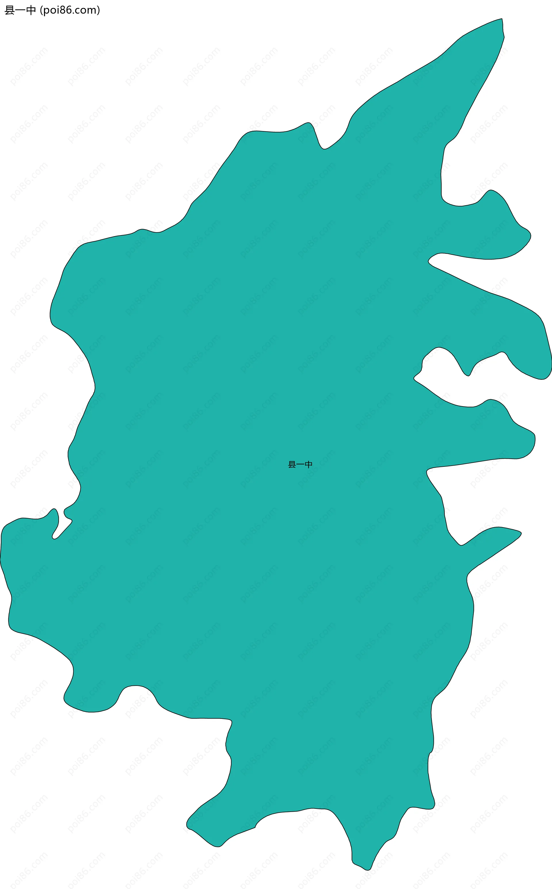 县一中边界地图