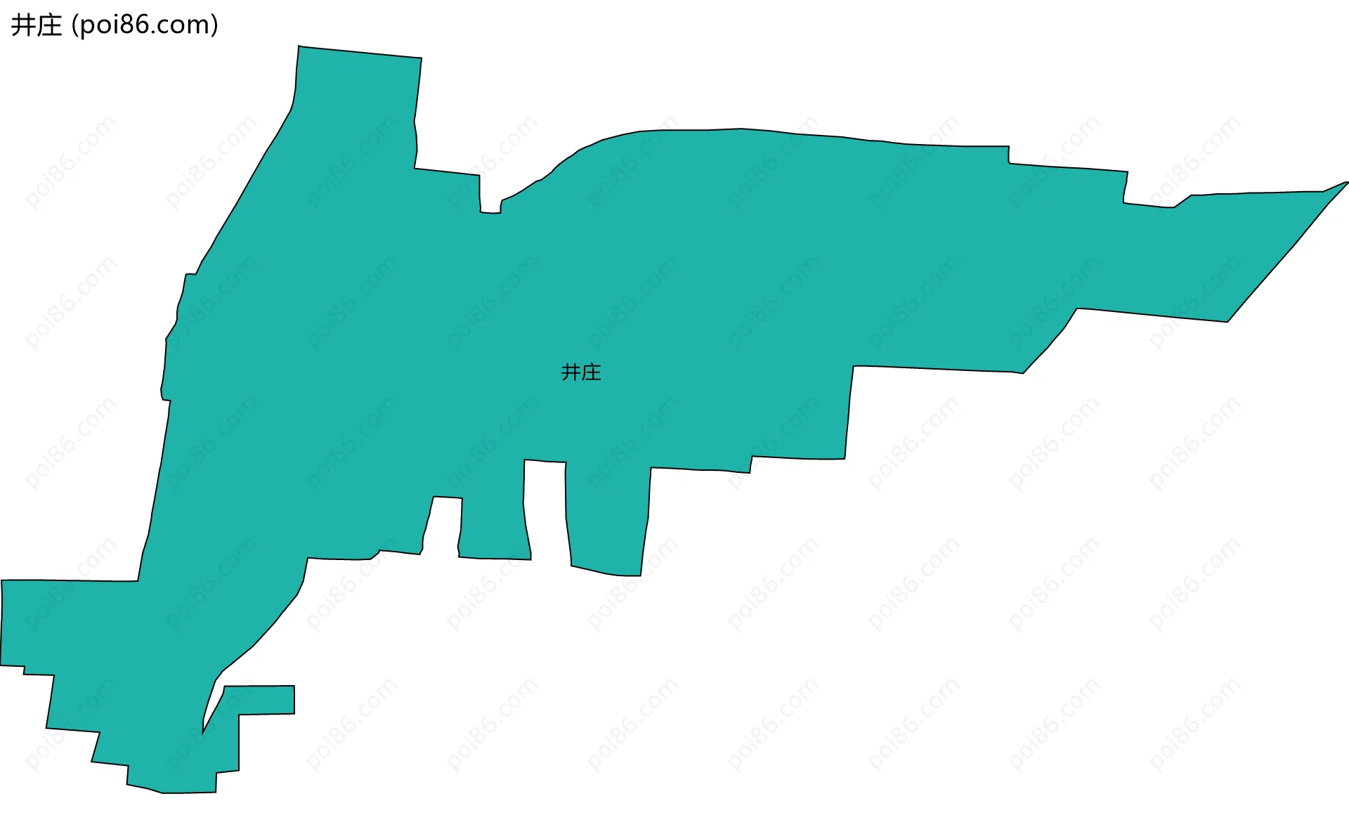 井庄边界地图
