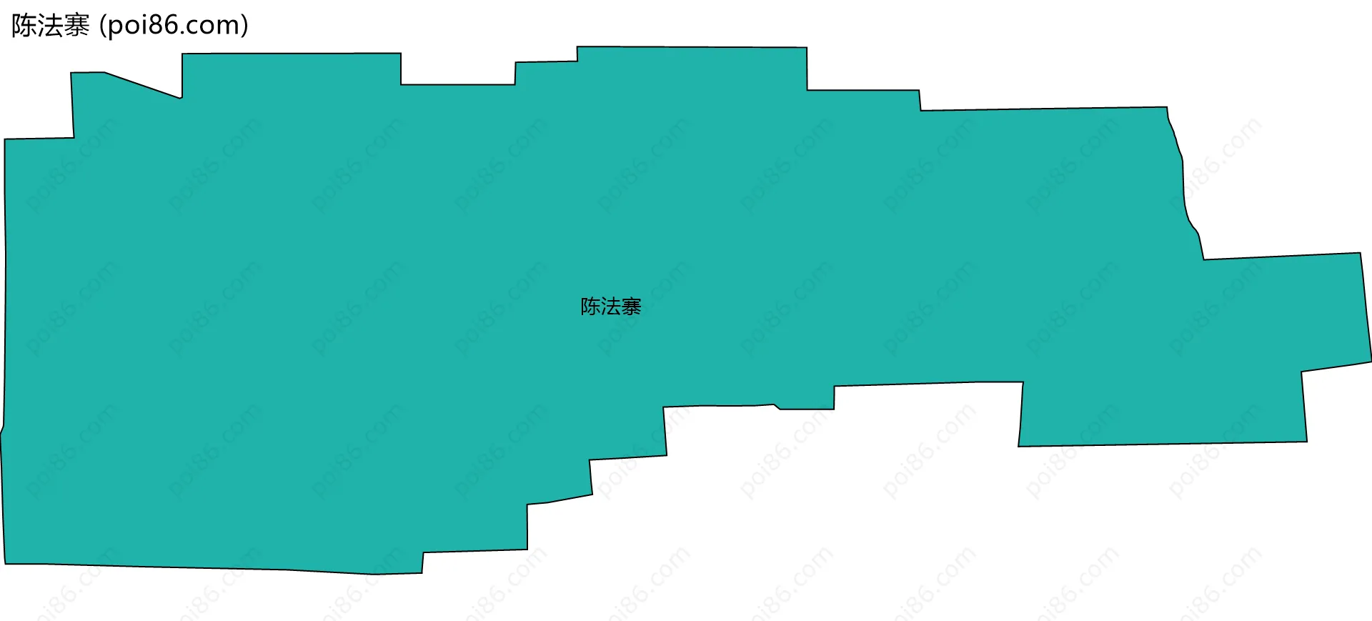 陈法寨边界地图