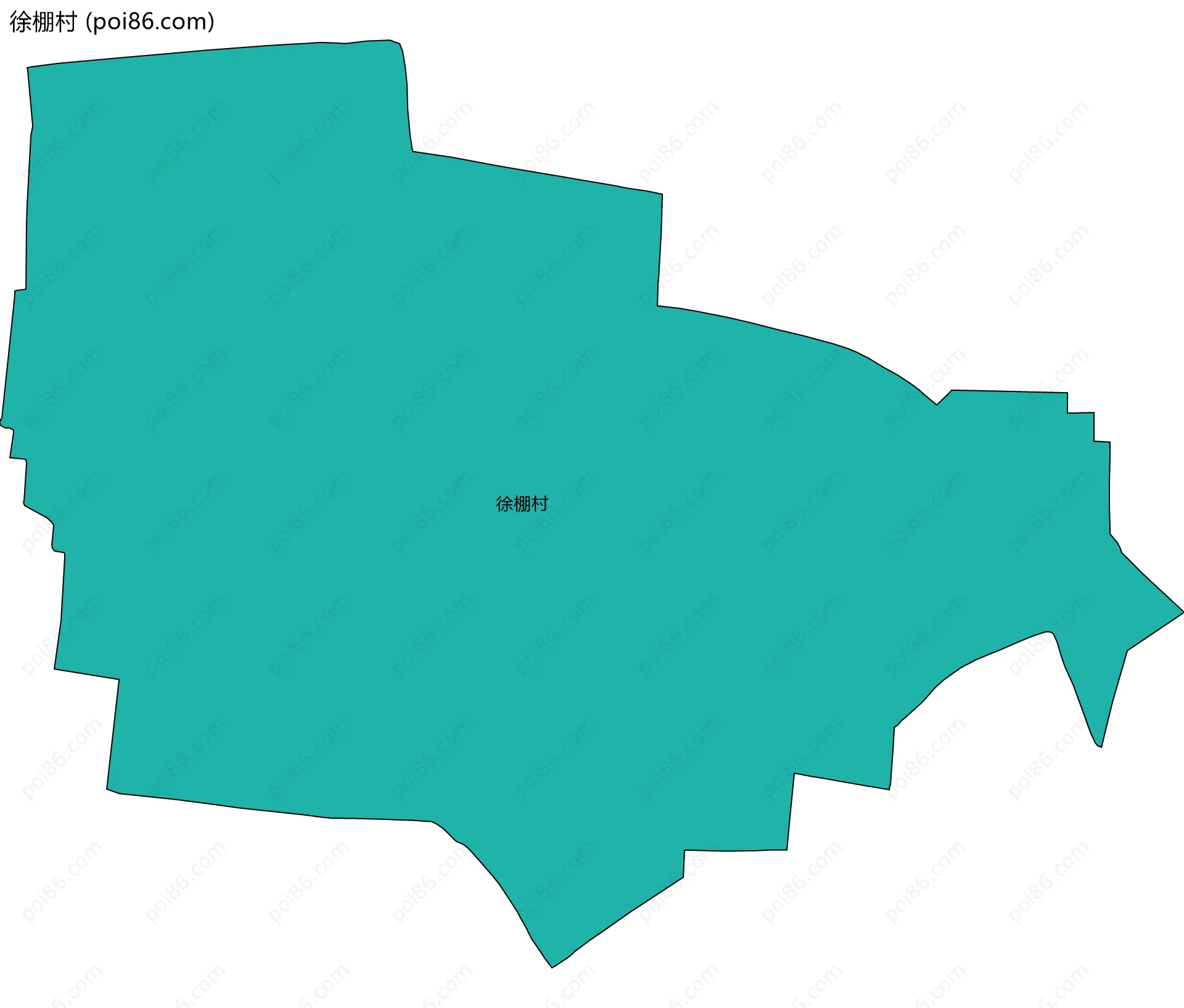 徐棚村边界地图