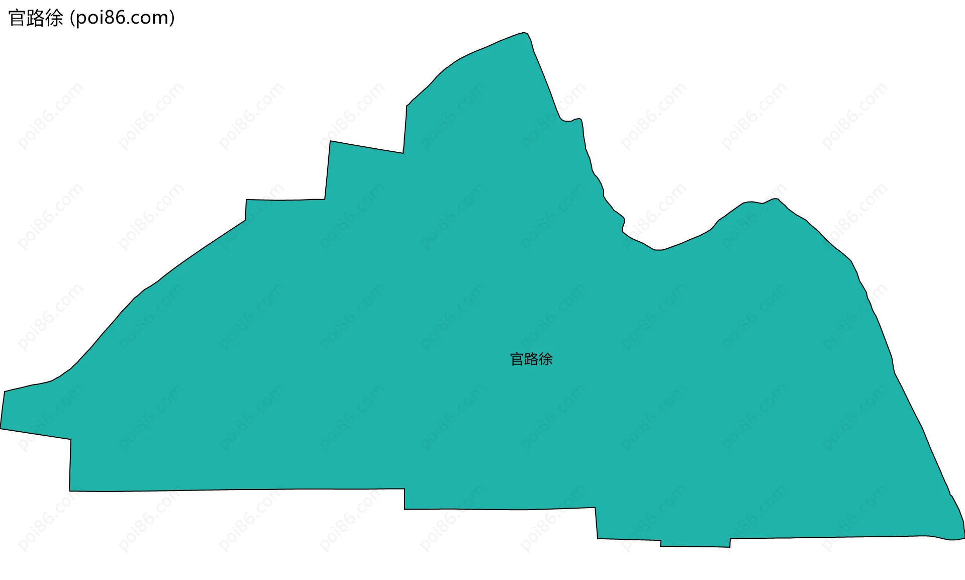 官路徐边界地图