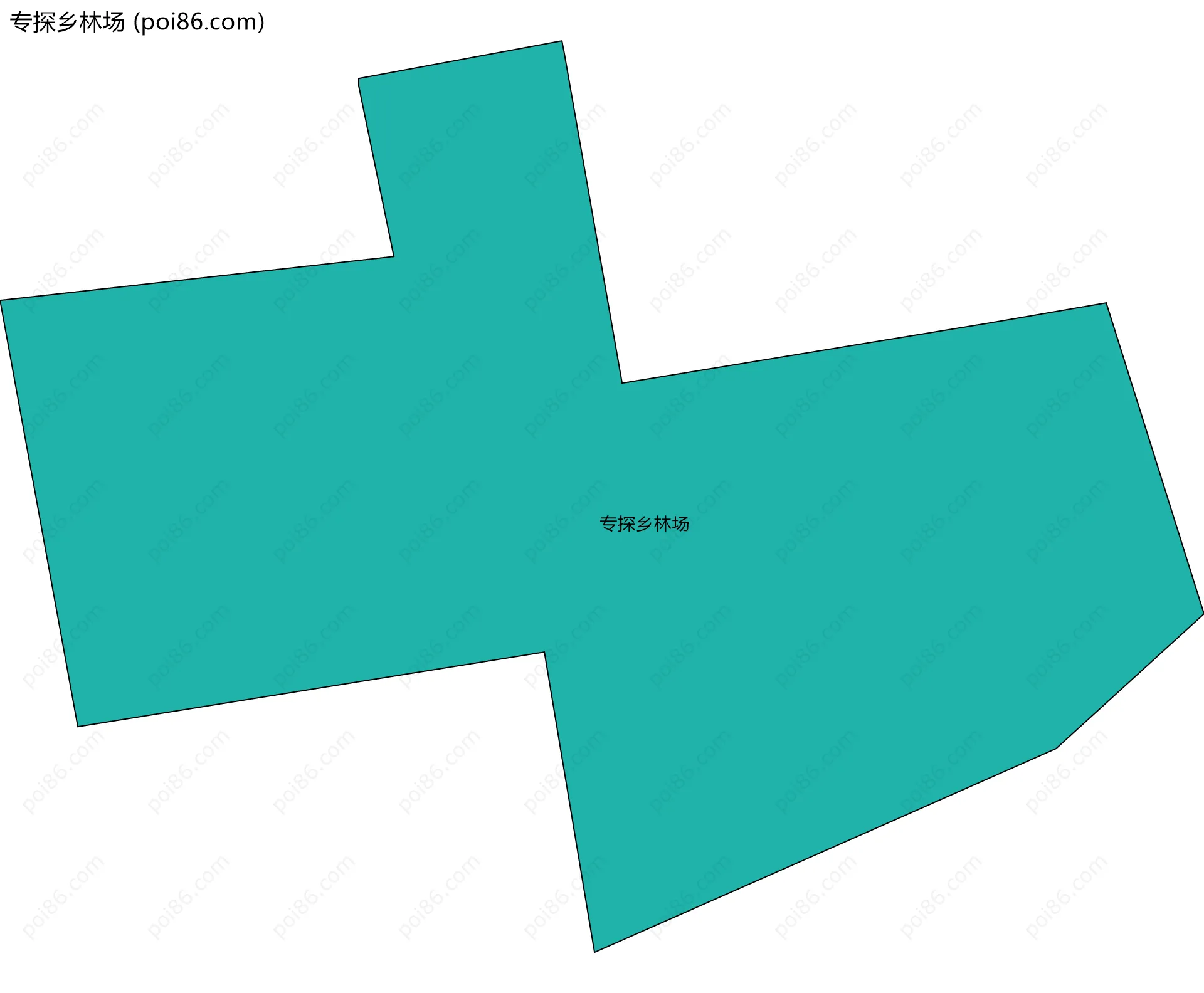 专探乡林场边界地图