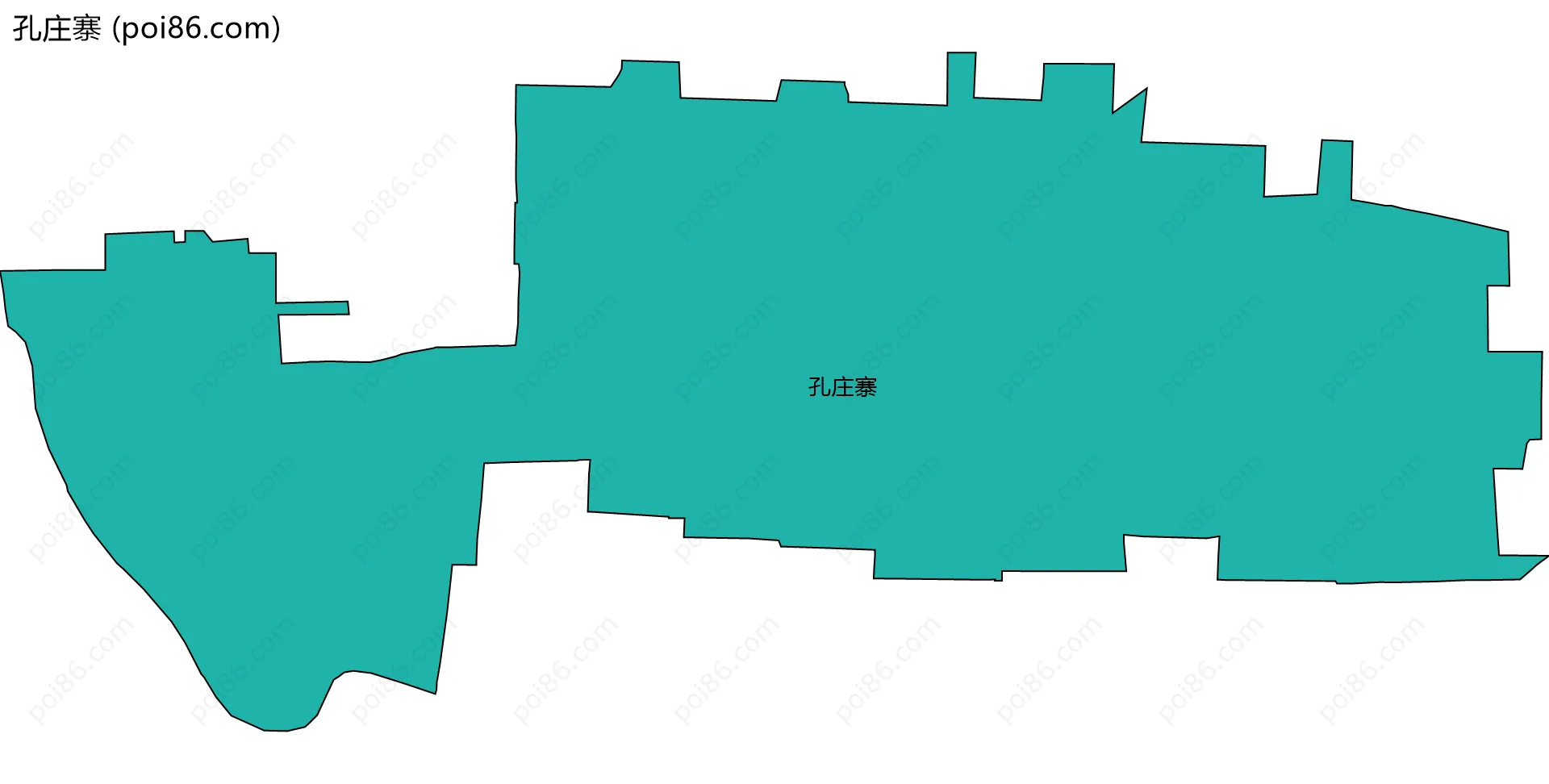 孔庄寨边界地图