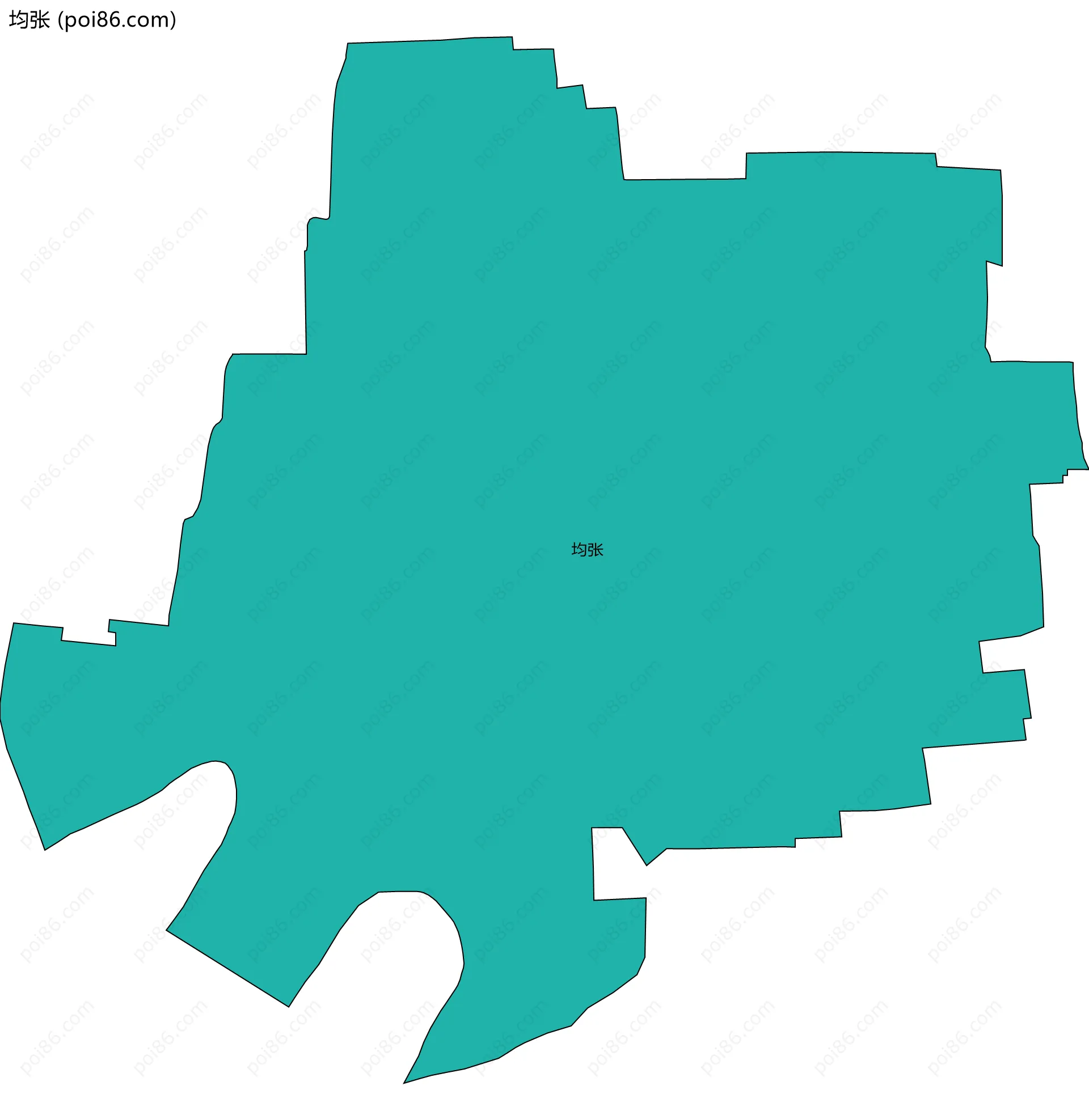 均张边界地图