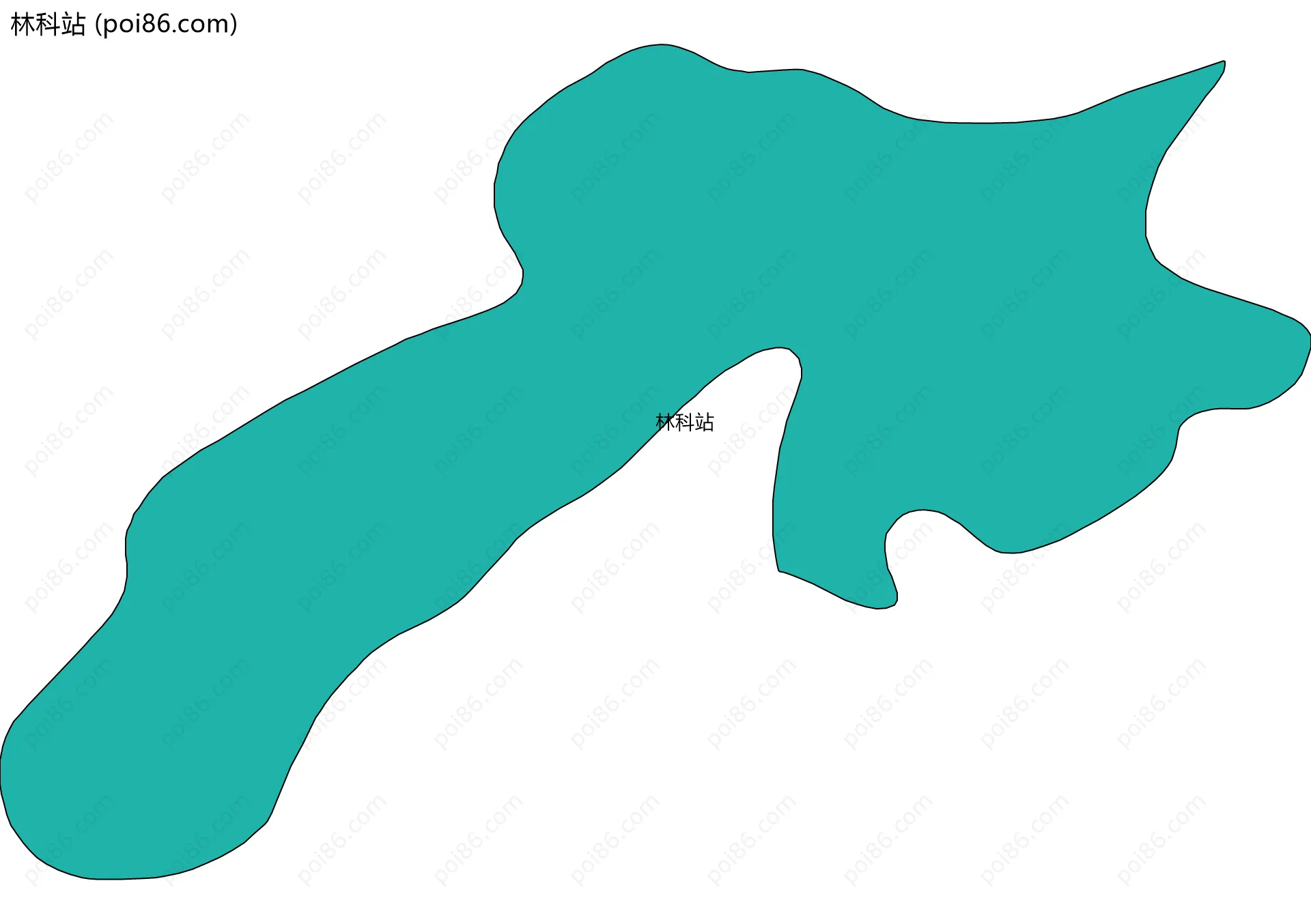 林科站边界地图
