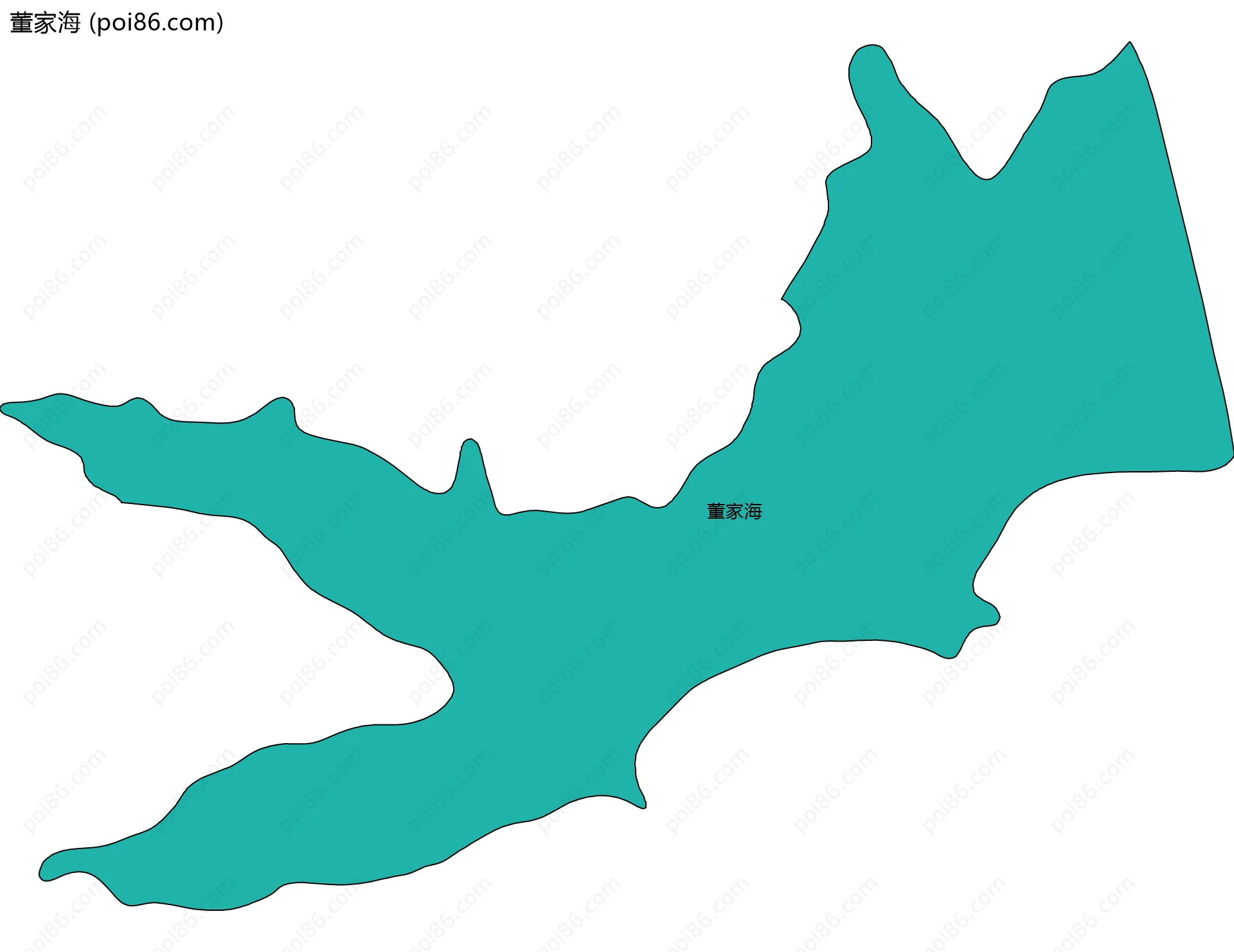 董家海边界地图