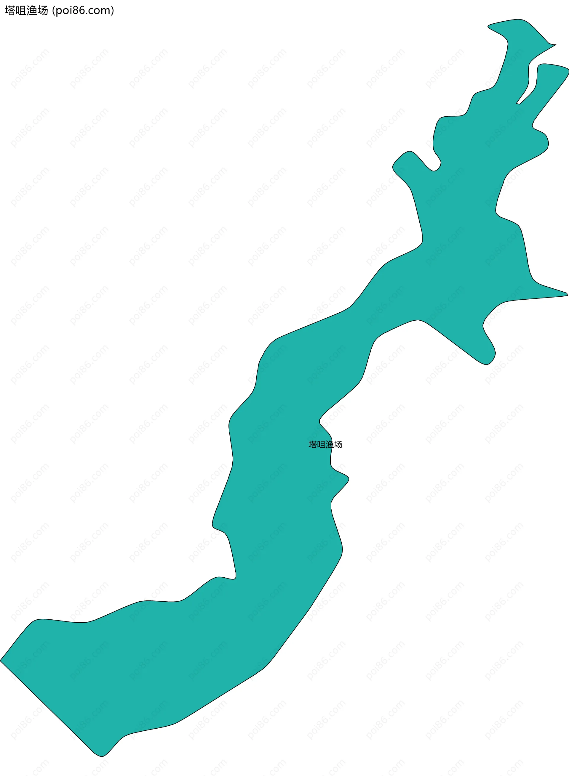 塔咀渔场边界地图