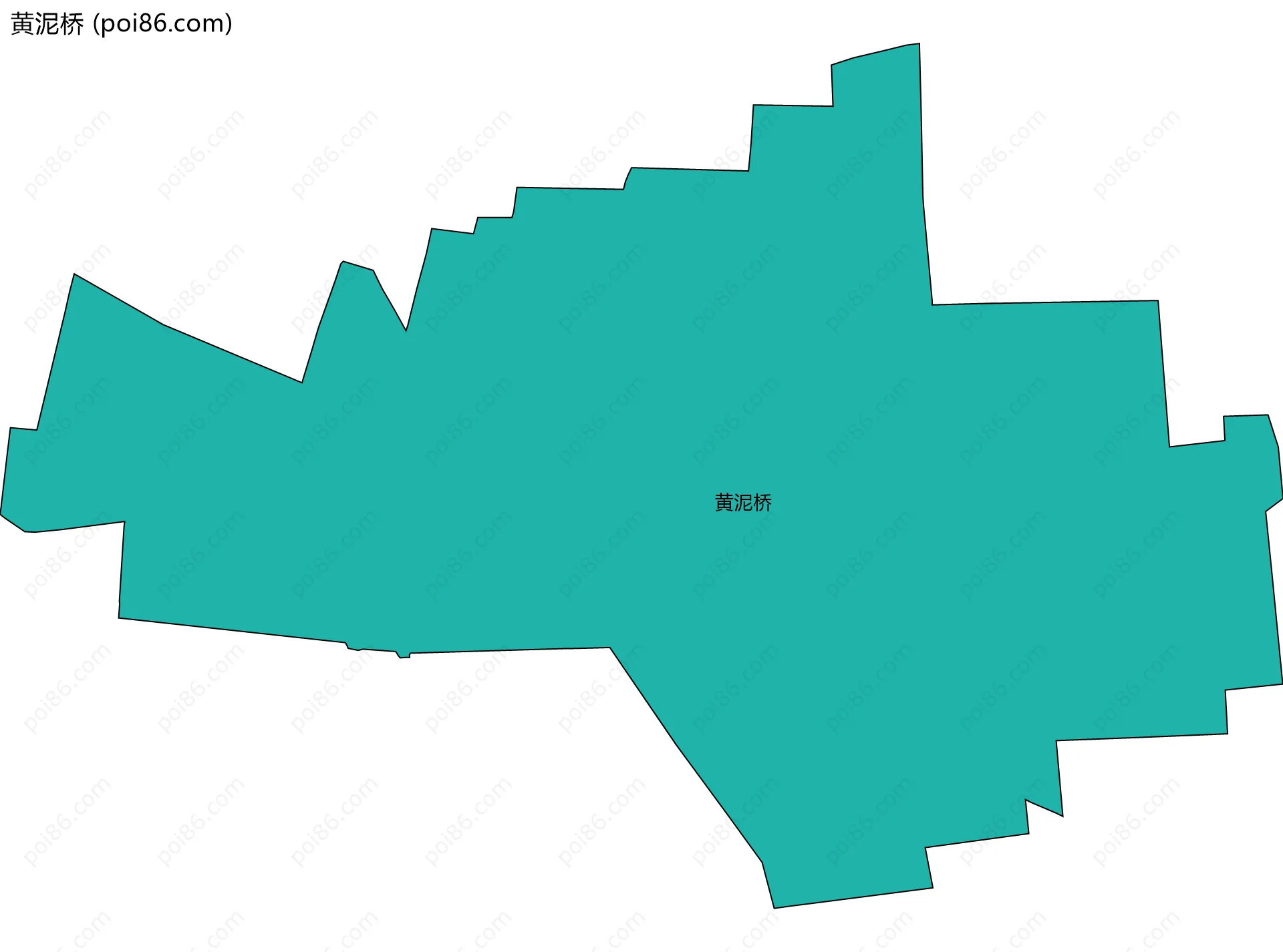 黄泥桥边界地图