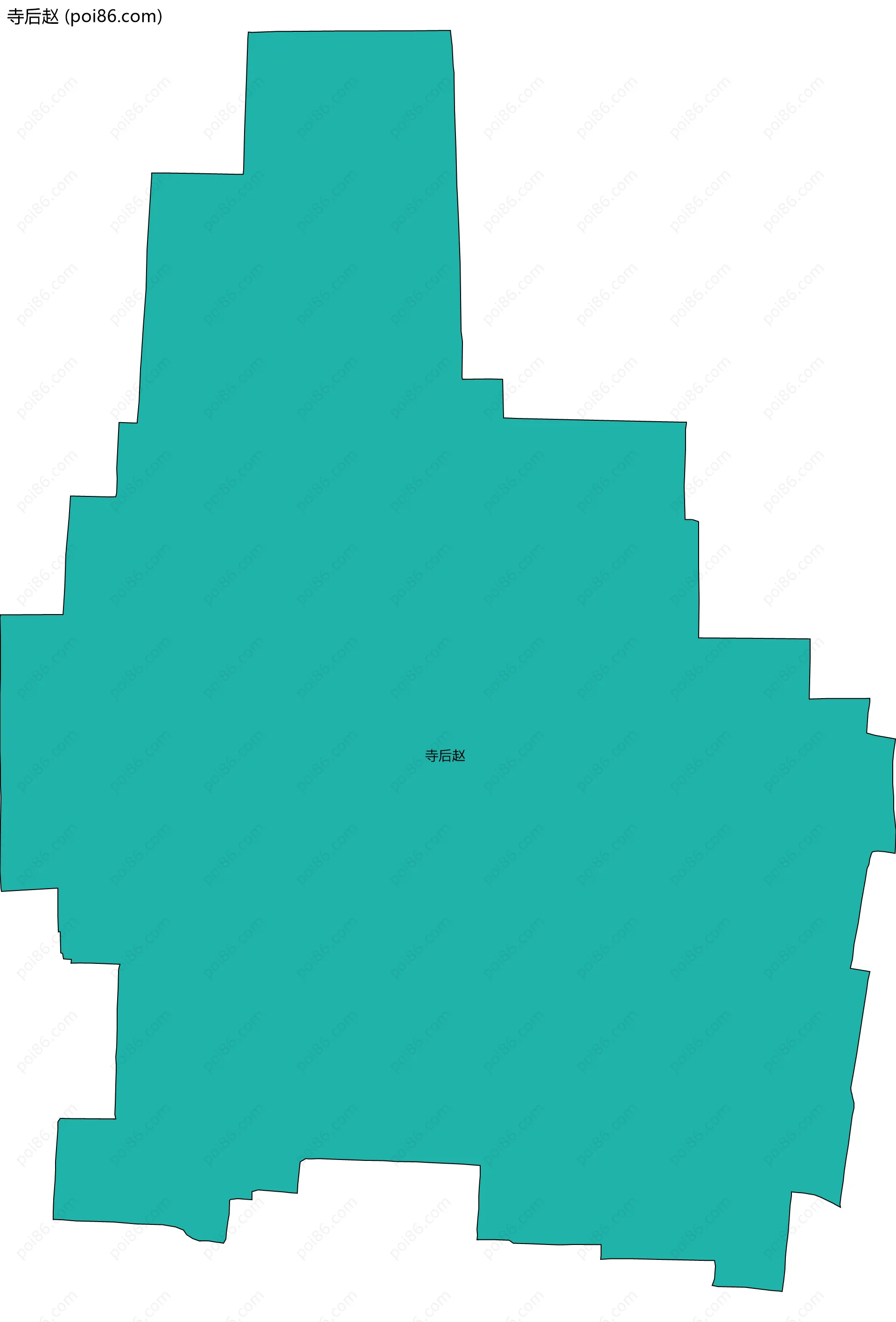 寺后赵边界地图