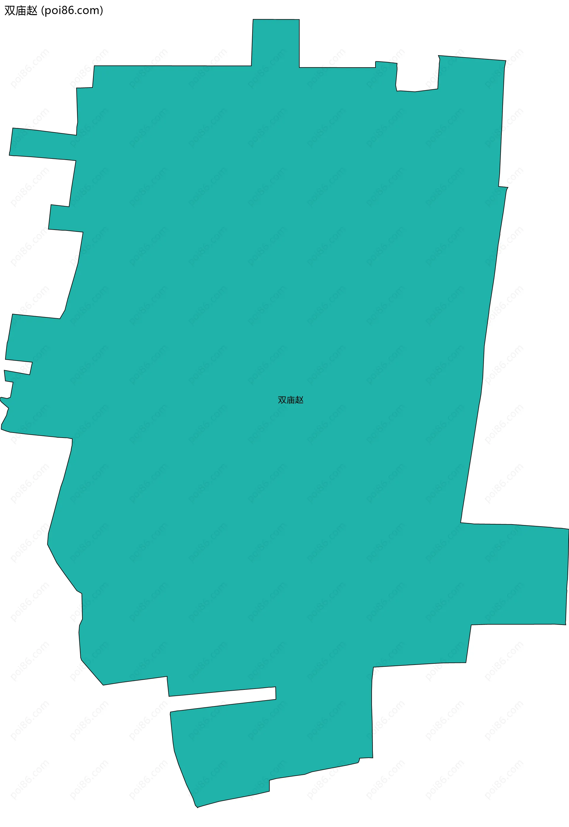 双庙赵边界地图